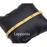 18 kt Gold LAPPONIA Brillant-Armband,   GG/WG750/000,