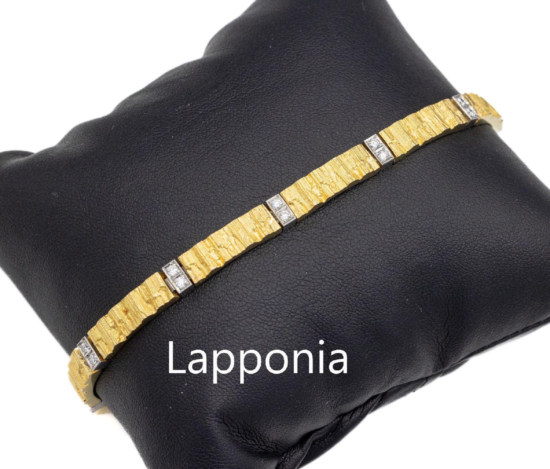 18 kt Gold LAPPONIA Brillant-Armband, GG/WG750/000,