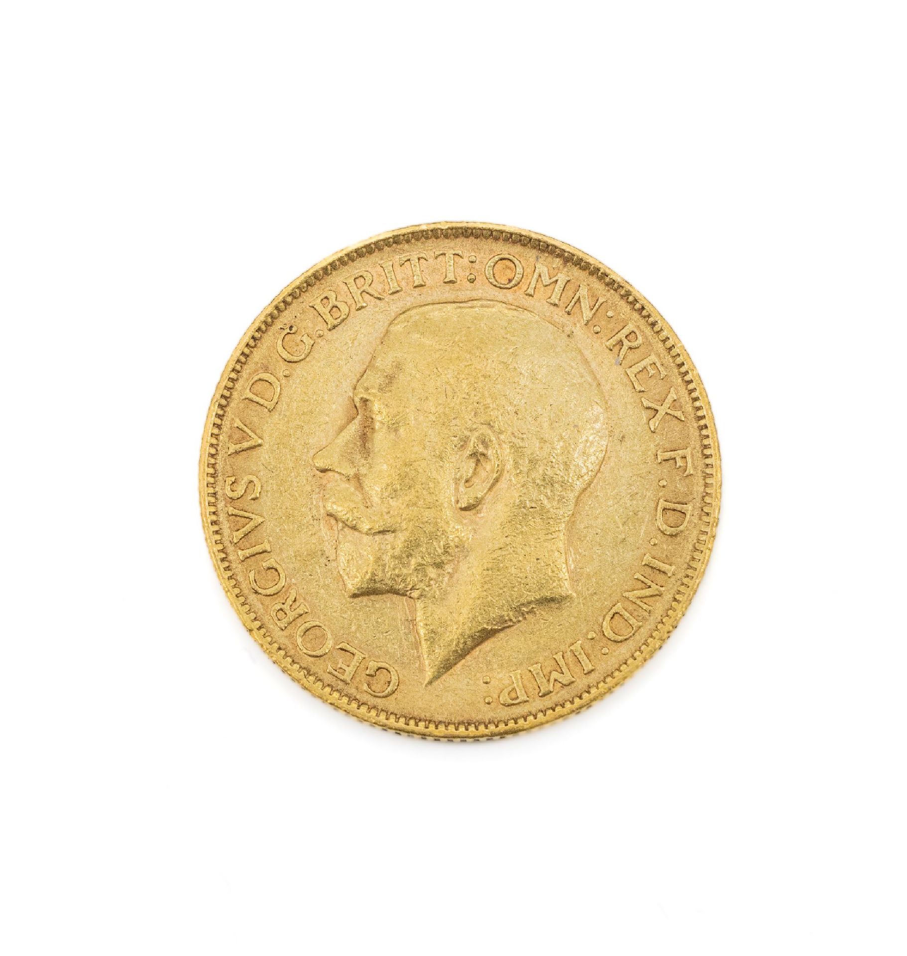 Goldmünze, Sovereign, Großbritannien, 1917,  George V.,