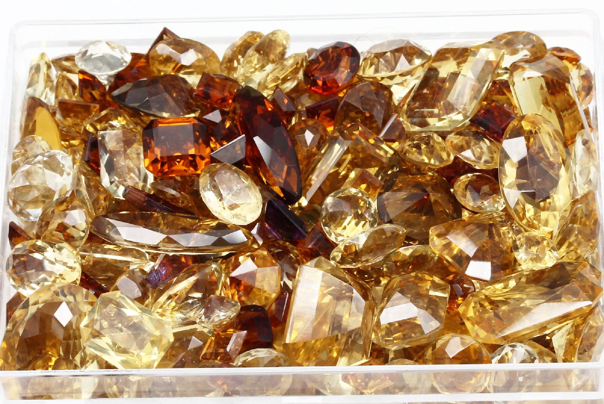 Lot lose Citrine zus. ca. 713,00 ct, versch. Größen, - Image 2 of 2