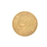 Goldmünze 20 Franken, Schweiz 1947,   sogn. Vreneli,