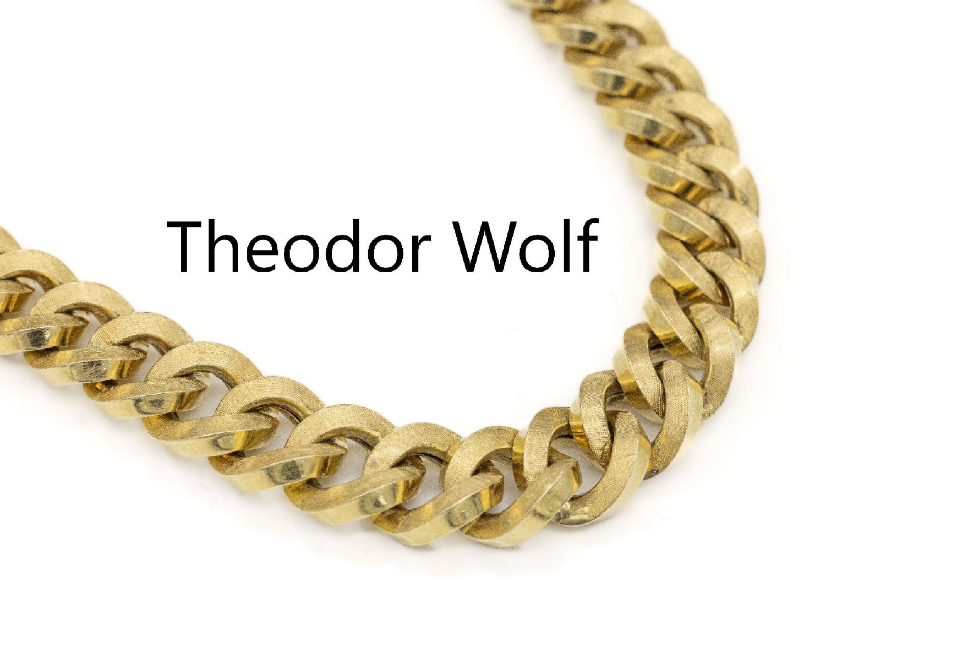 14 kt Gold Collier,   GG 585/000, Meistermarke THEODOR