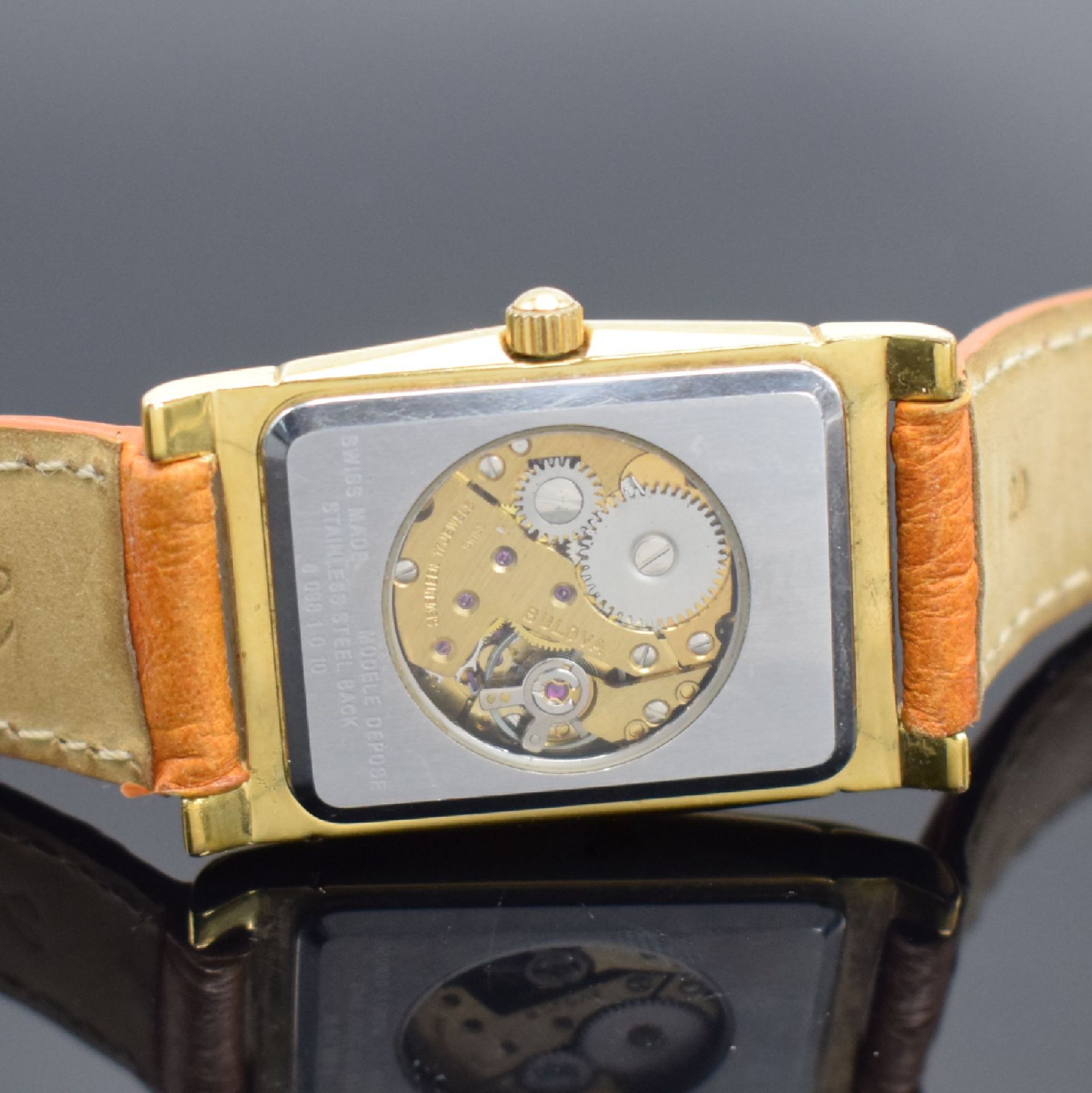 BULOVA Doctors-Watch vergoldete Duo-Dial Armbanduhr, - Image 4 of 4