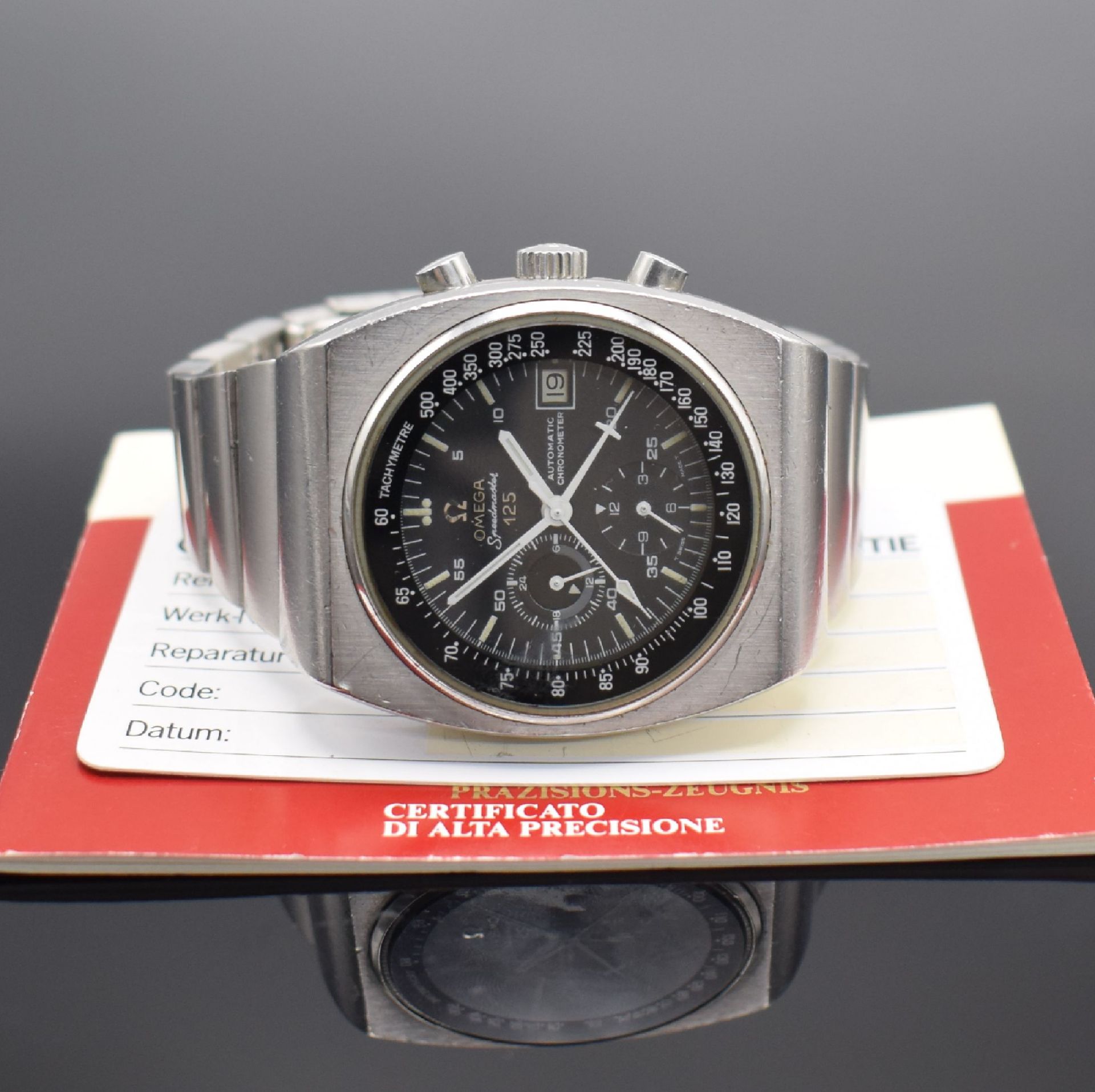 OMEGA Speedmaster 125 Herrenarmbanduhr mit Chronograph in - Image 9 of 9