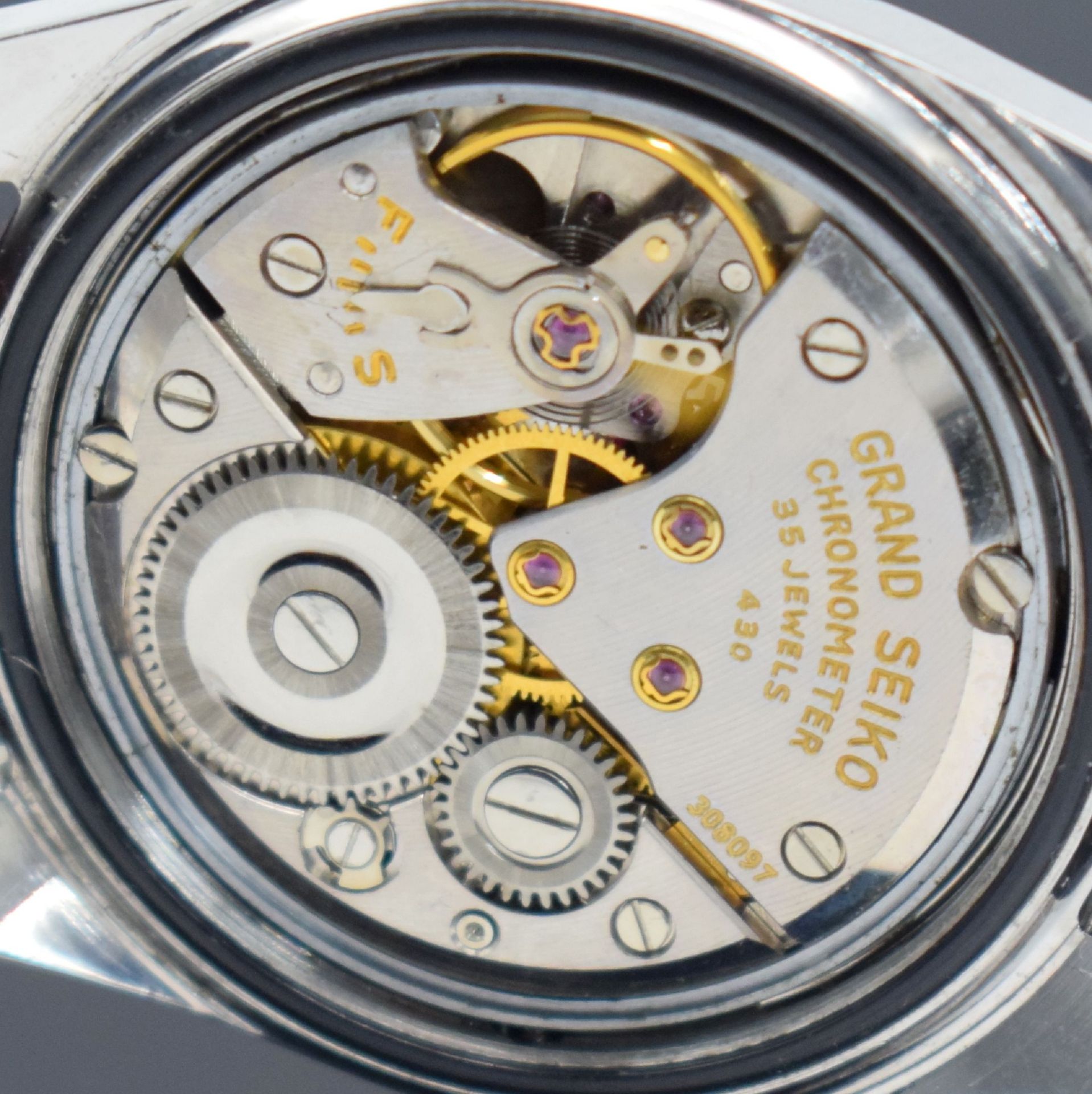 GRAND SEIKO Chronometer seltene große Herrenarmbanduhr - Image 8 of 9