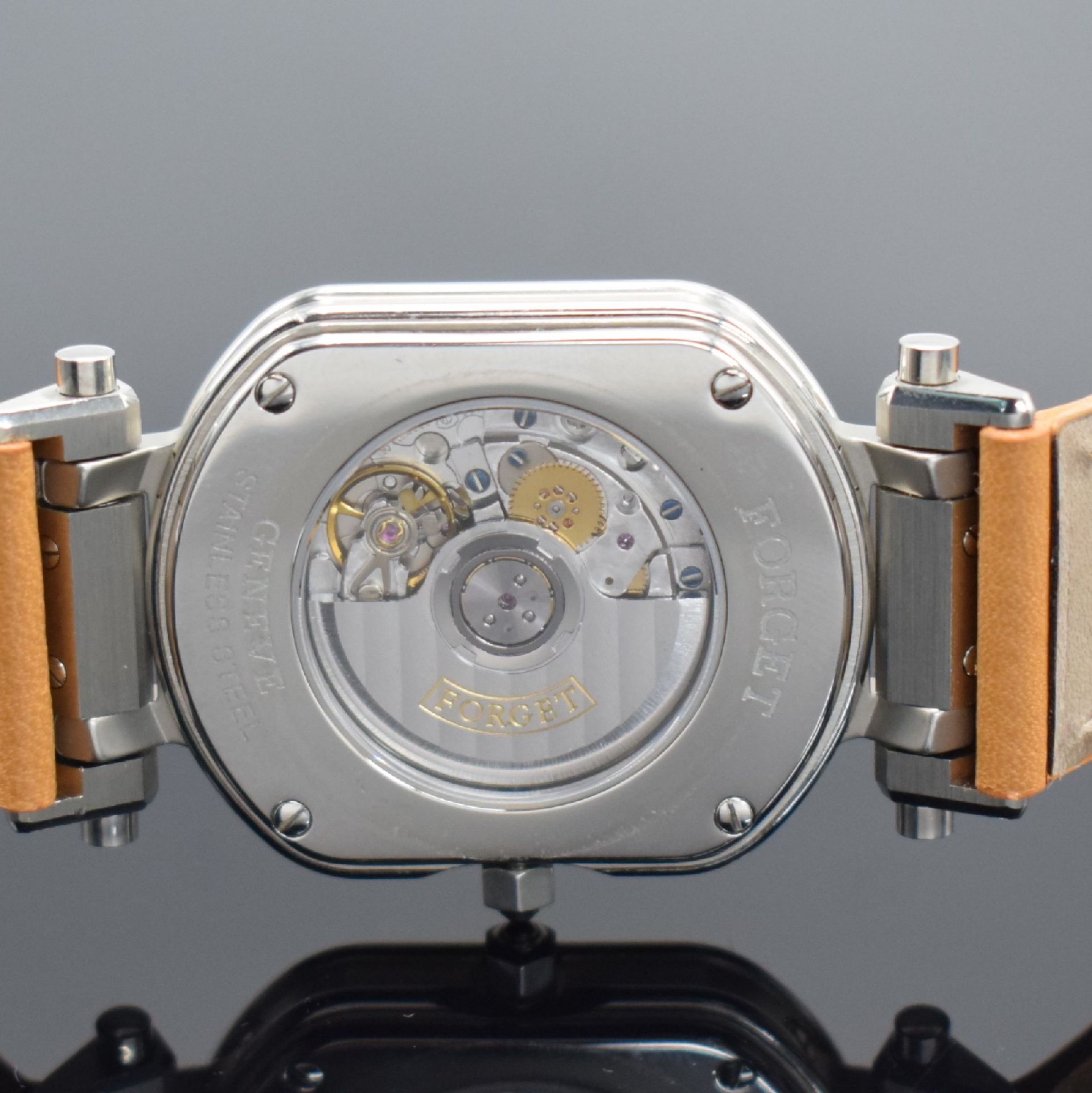 FORGET Continental S ungetragene Armbanduhr in Edelstahl, - Image 5 of 6