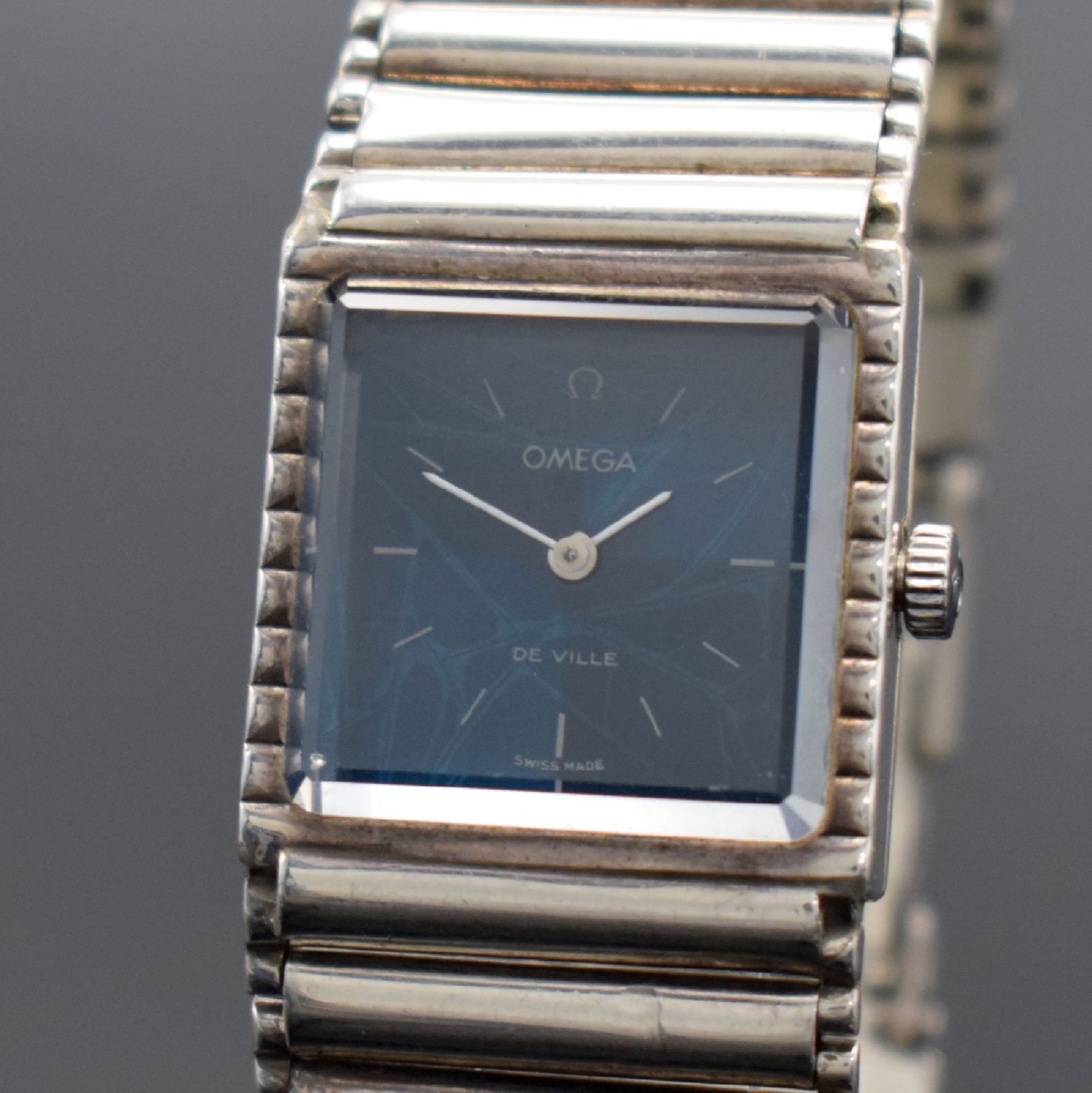 OMEGA De Ville Armbanduhr in 925er Silber,  Schweiz um - Bild 2 aus 10