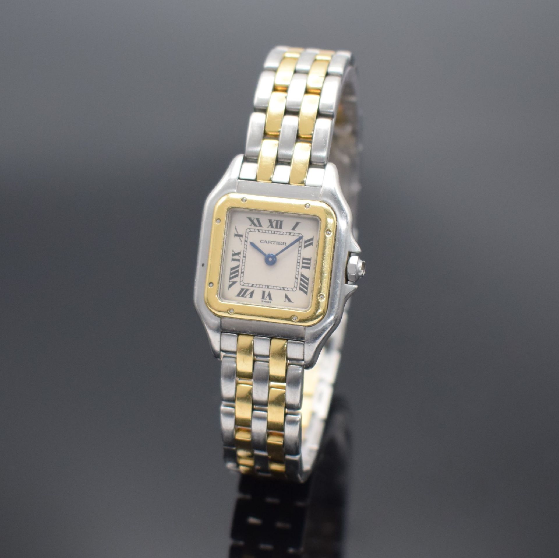 CARTIER Panthere Damenarmbanduhr in Stahl/Gold Referenz