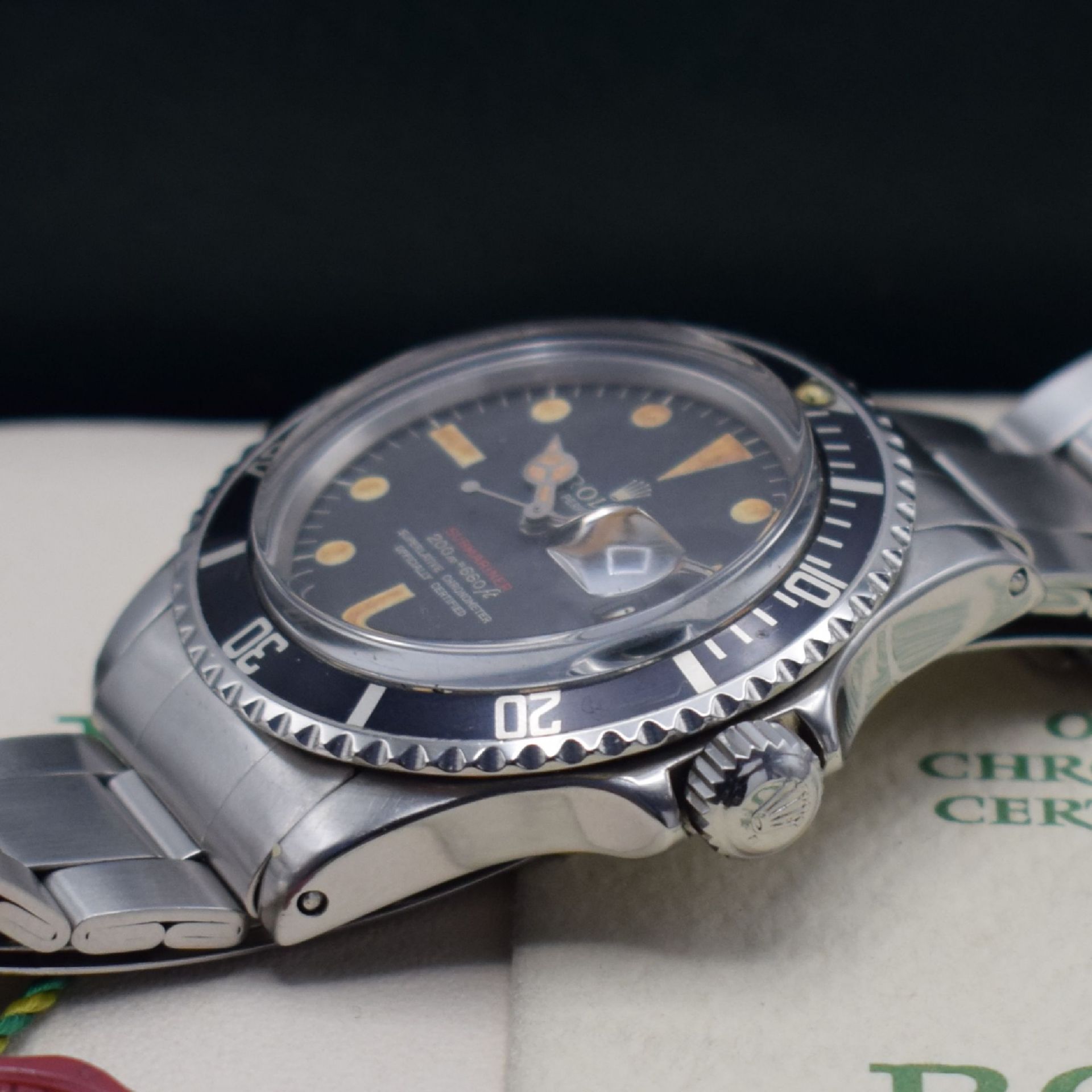 ROLEX 'Red' Submariner MK II Referenz 1680 seltene - Image 4 of 13