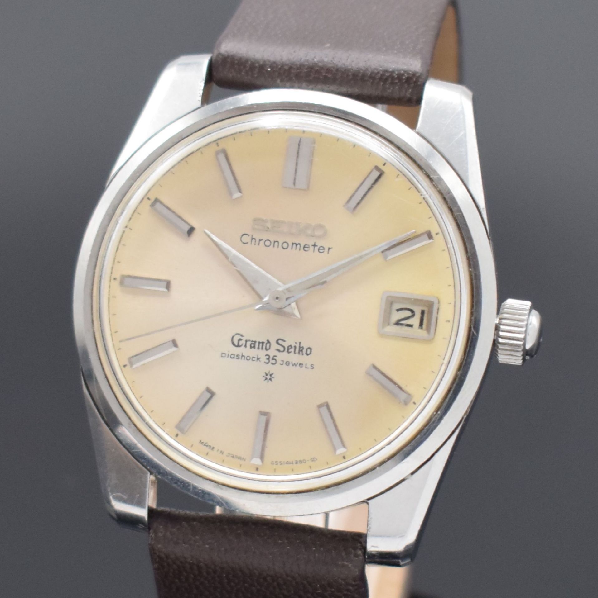 GRAND SEIKO Chronometer seltene große Herrenarmbanduhr - Bild 2 aus 9