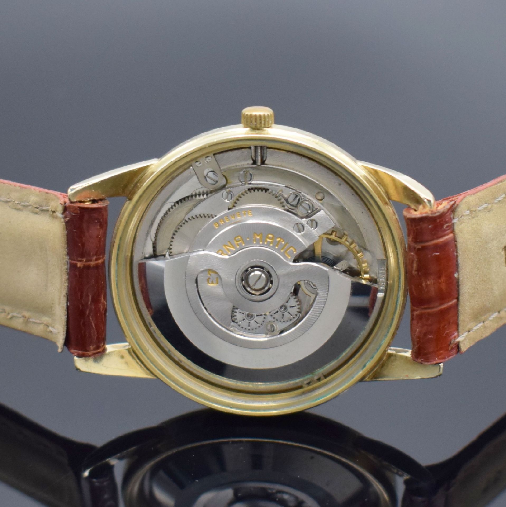 ETERNA-MATIC Herrenarmbanduhr, Schweiz um 1955, - Image 4 of 6