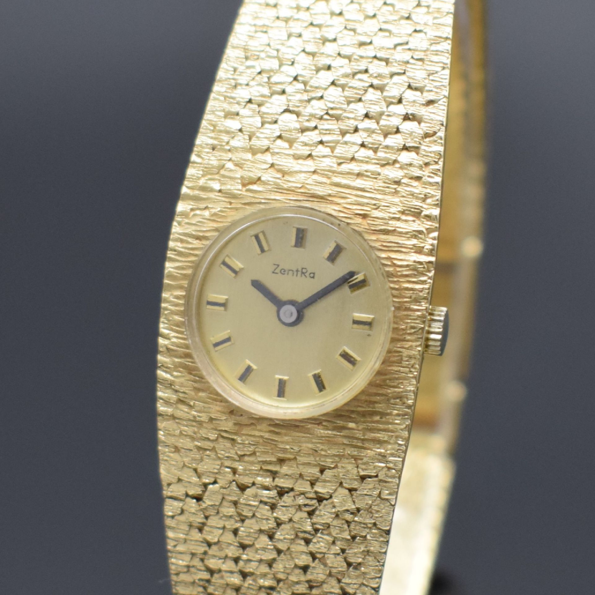 ZENTRA Damenarmbanduhr in GG 585/000, Schweiz um 1965, - Image 2 of 5