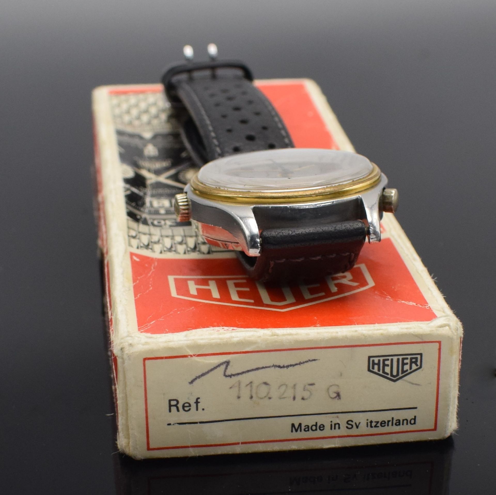 HEUER Verona seltene Herrenarmbanduhr mit Chronograph - Image 12 of 12