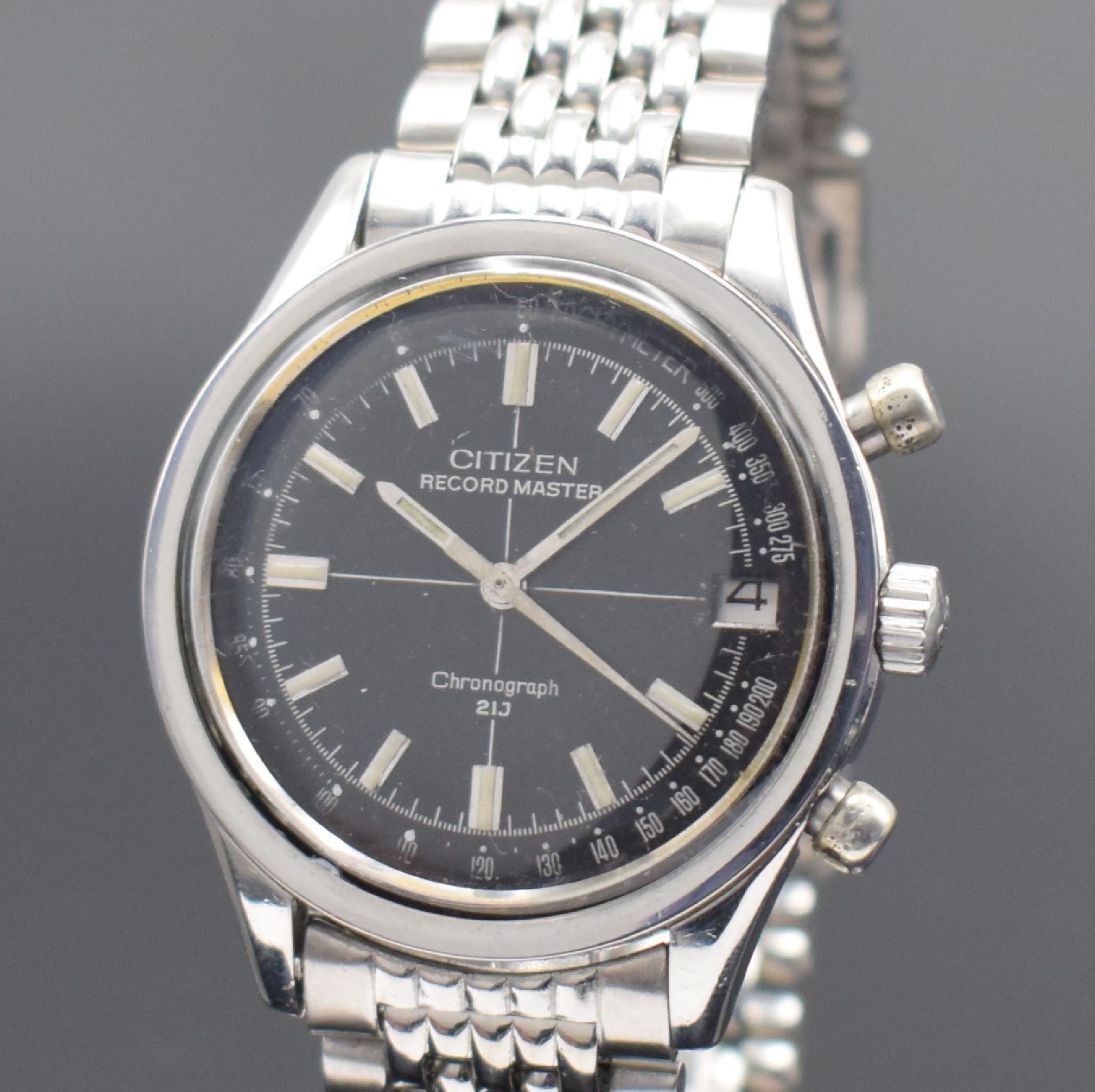 CITIZEN Record Master seltener Chronograph mit Flyback in - Image 2 of 6
