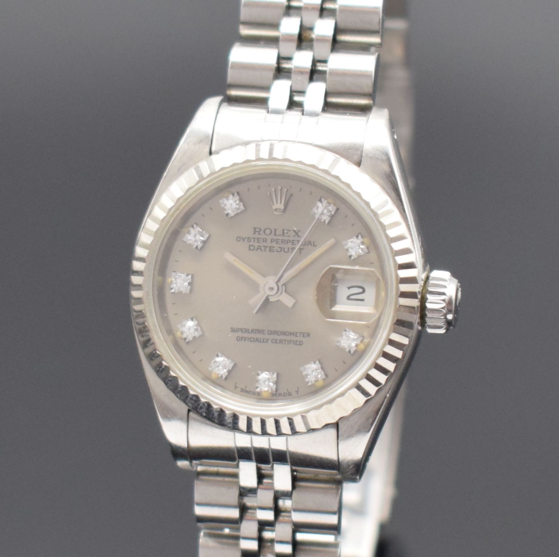 ROLEX Damenarmbanduhr Oyster Perpetual Datejust Referenz - Image 2 of 6