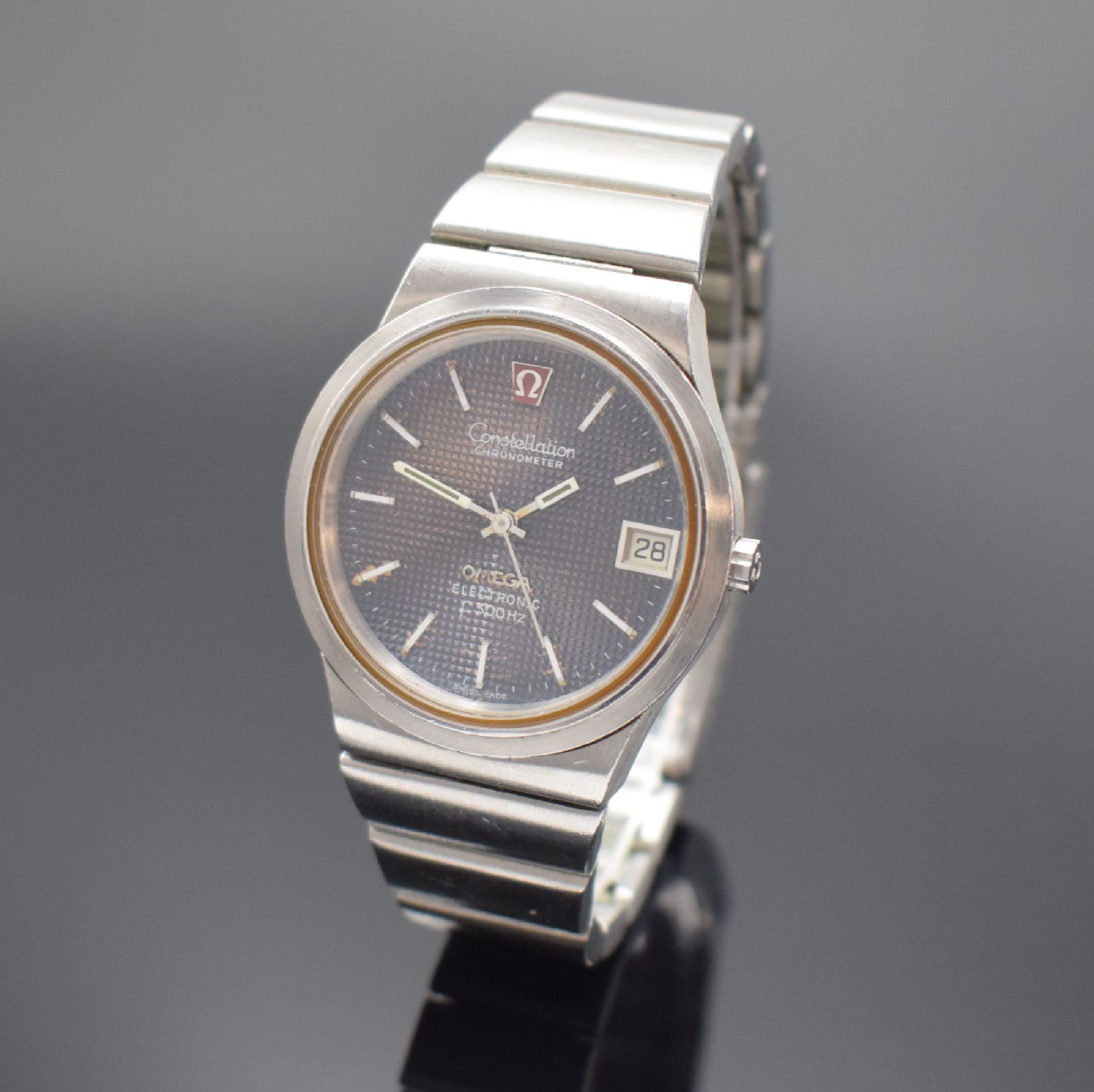 OMEGA Electronic f300Hz Herrenarmbanduhr, Schweiz um