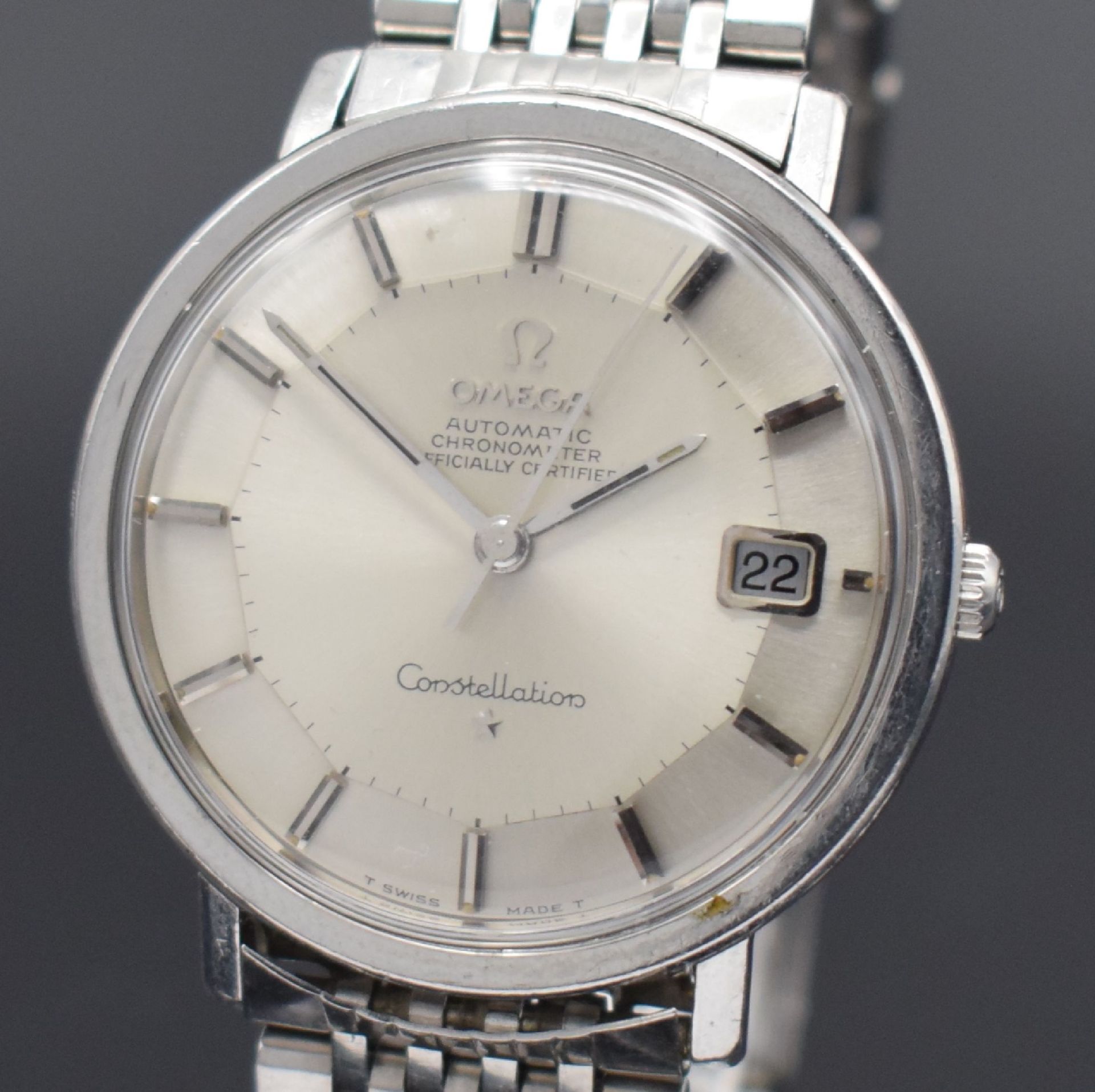 OMEGA Constellation Chronometer Herrenarmbanduhr in Stahl - Bild 2 aus 5