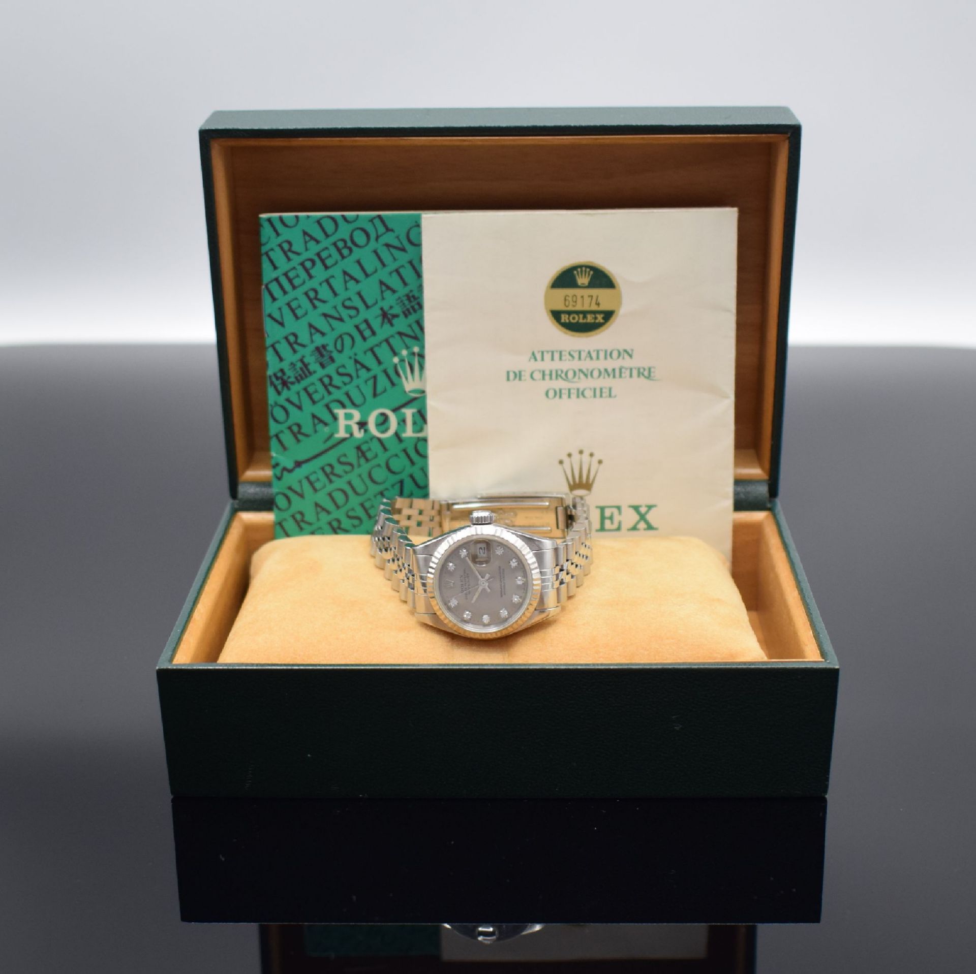 ROLEX Damenarmbanduhr Oyster Perpetual Datejust Referenz - Image 6 of 6