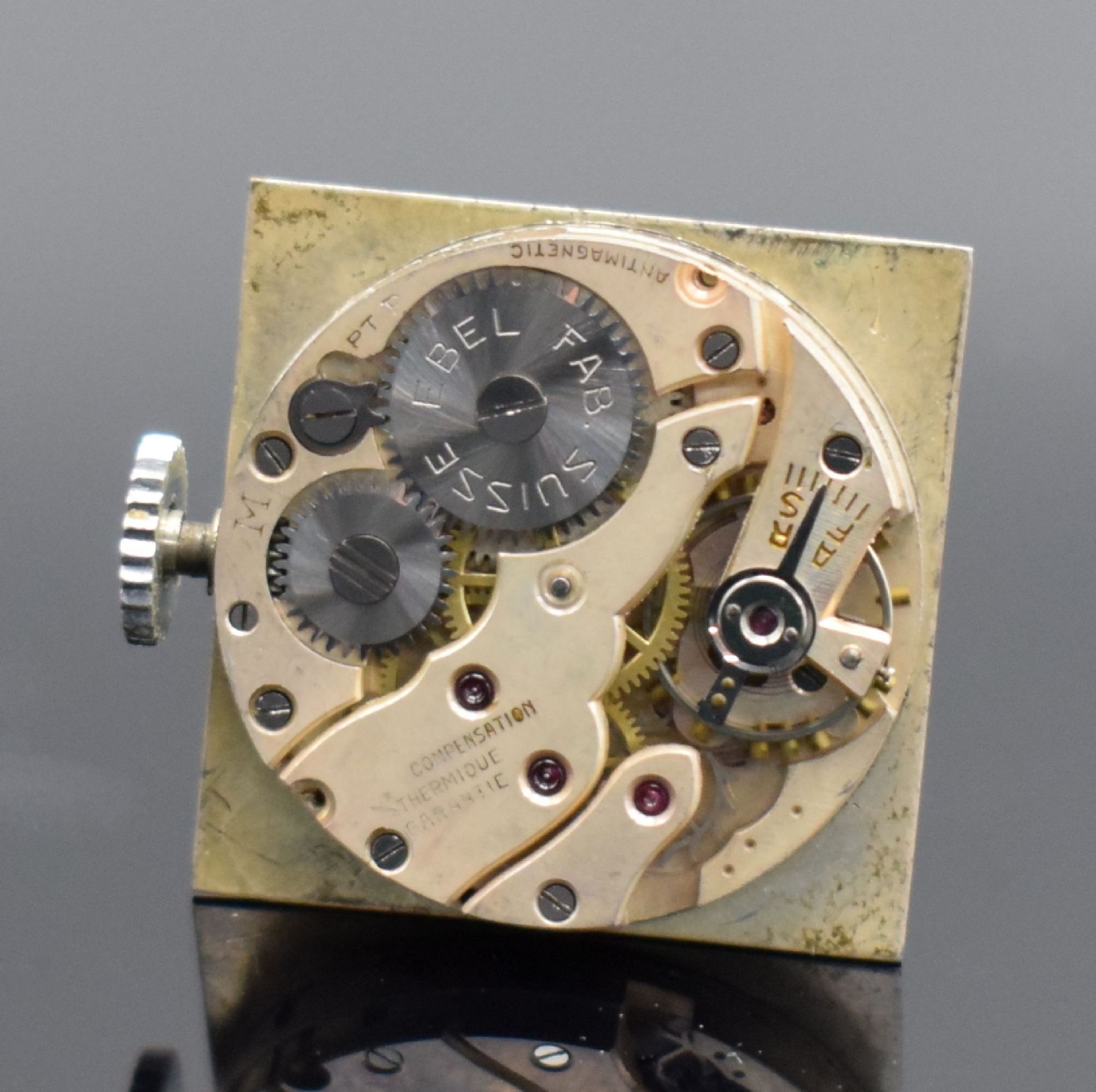 EBEL frühe Mini-Reiseuhr,  Schweiz um 1930, Handaufzug, - Bild 7 aus 8