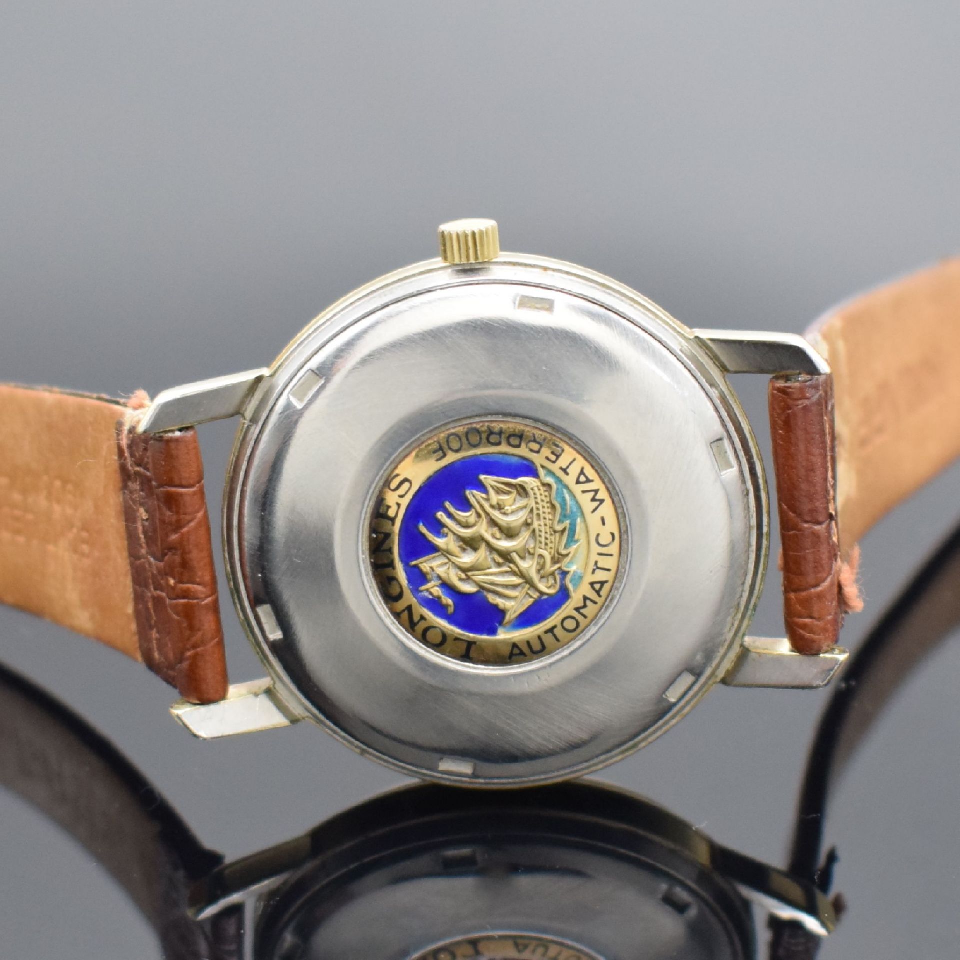 LONGINES Flagship Herrenarmbanduhr mit Goldhaube Referenz - Image 4 of 7