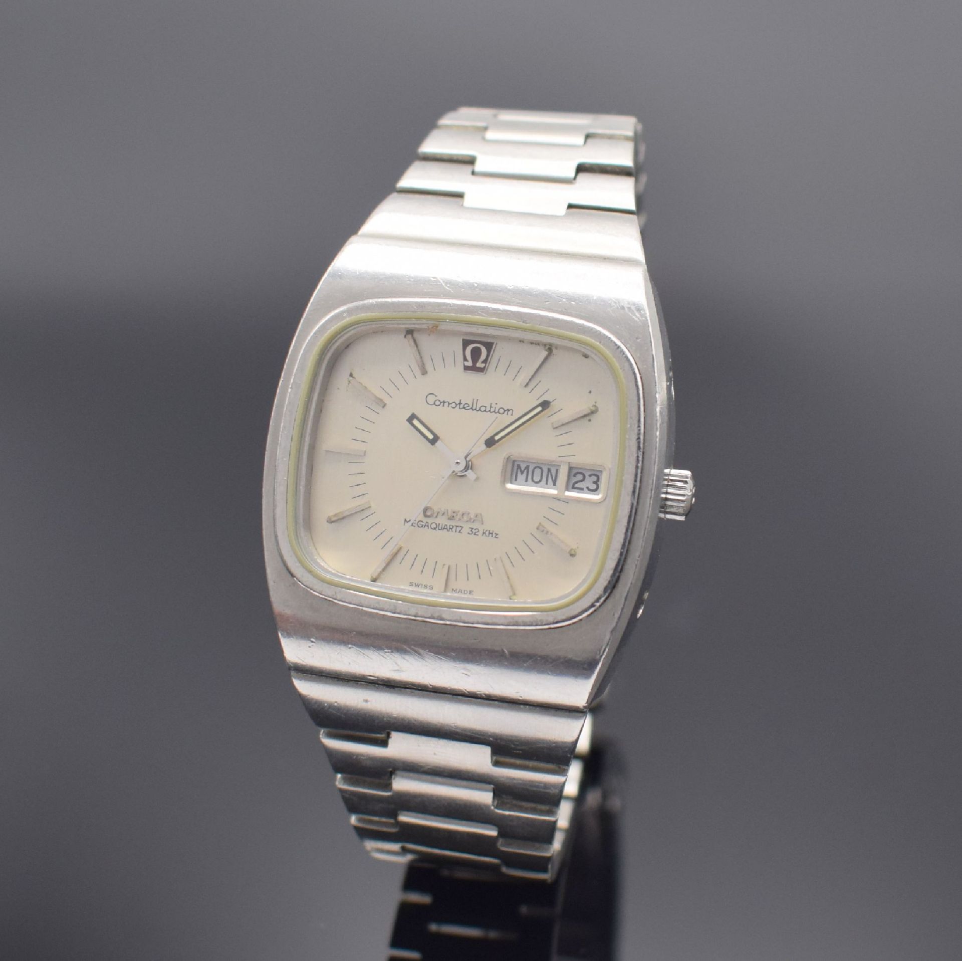 OMEGA Constellation Megaquartz 32 KHz Herrenarmbanduhr in - Image 2 of 5