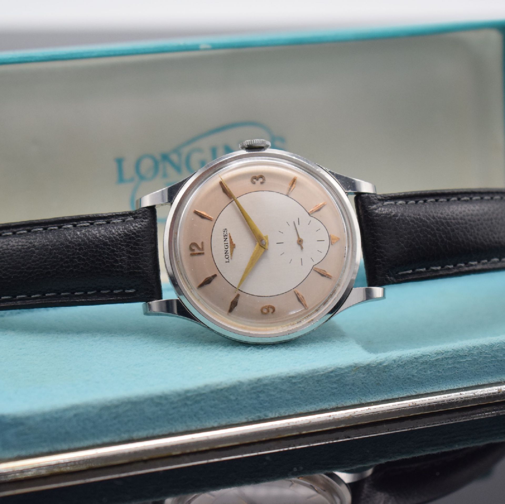 LONGINES große Herrenarmbanduhr 37,5 mm in Stahl Referenz - Bild 11 aus 12