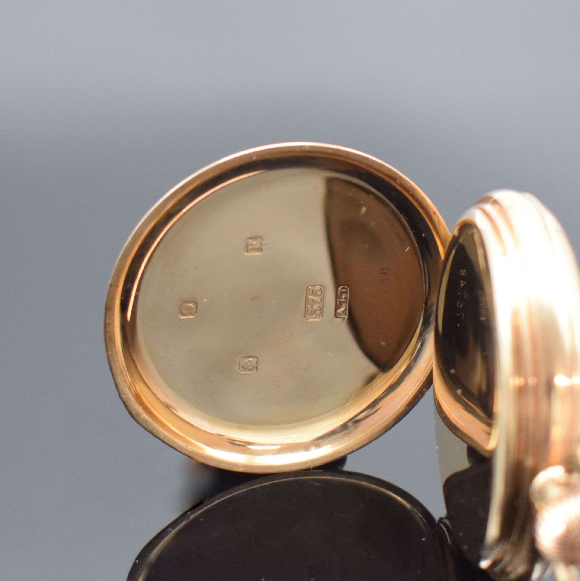 WALTHAM Savonette Herrentaschenuhr in RG 375/000, USA / - Image 4 of 7