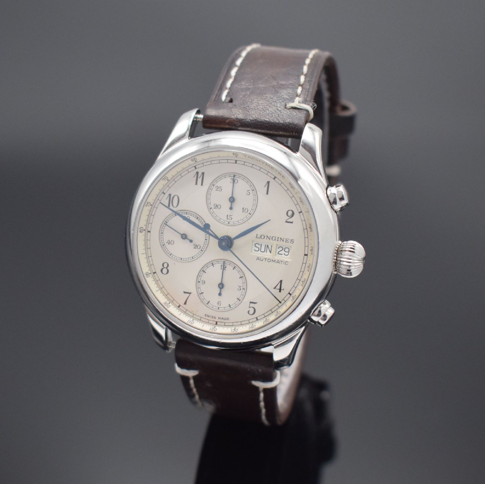 LONGINES Weems Swiss Air No.2 Herrenarmbanduhr mit