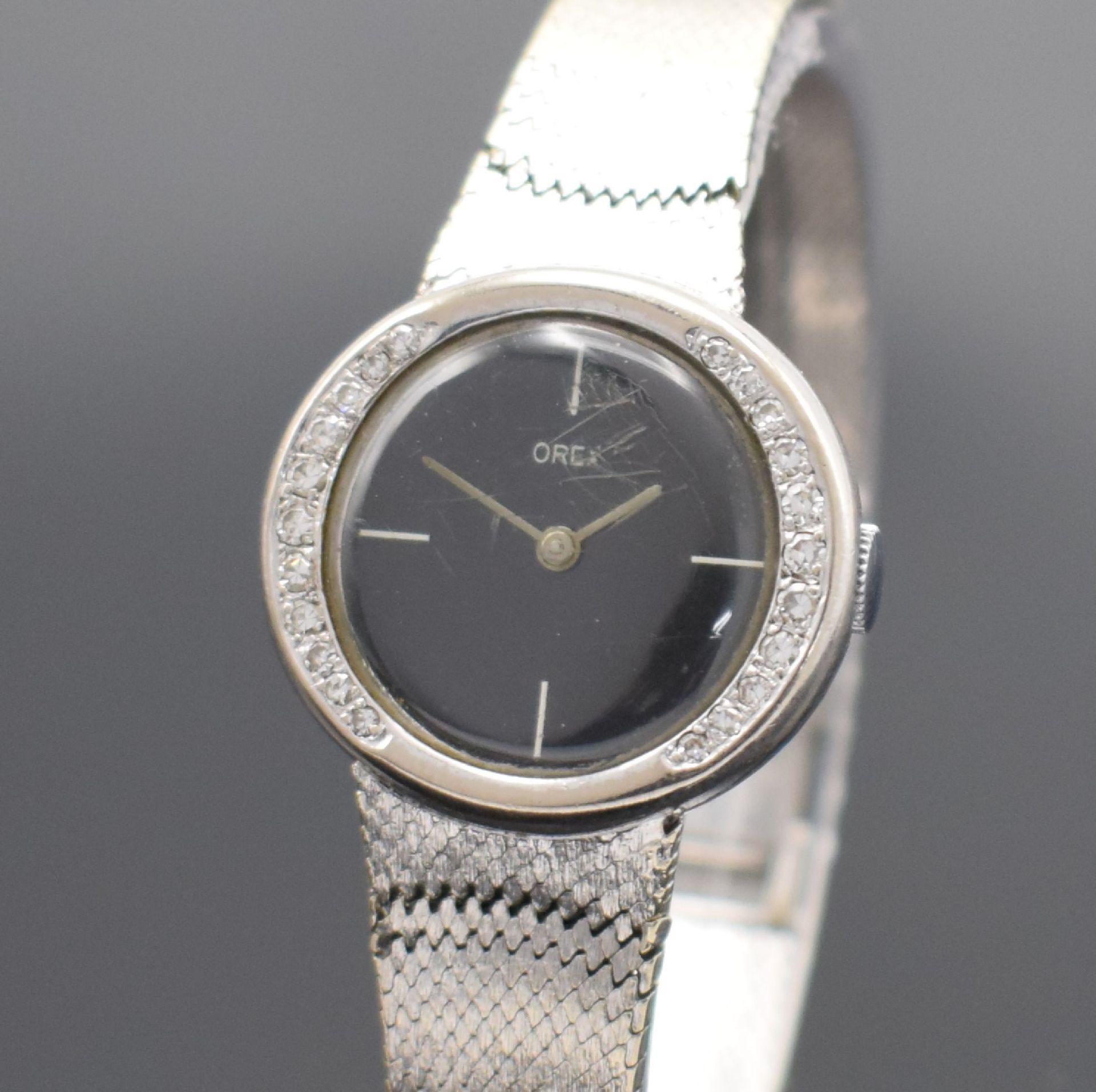 OREX Damenarmbanduhr in WG 585/000,  Schweiz um 1965, - Bild 2 aus 4