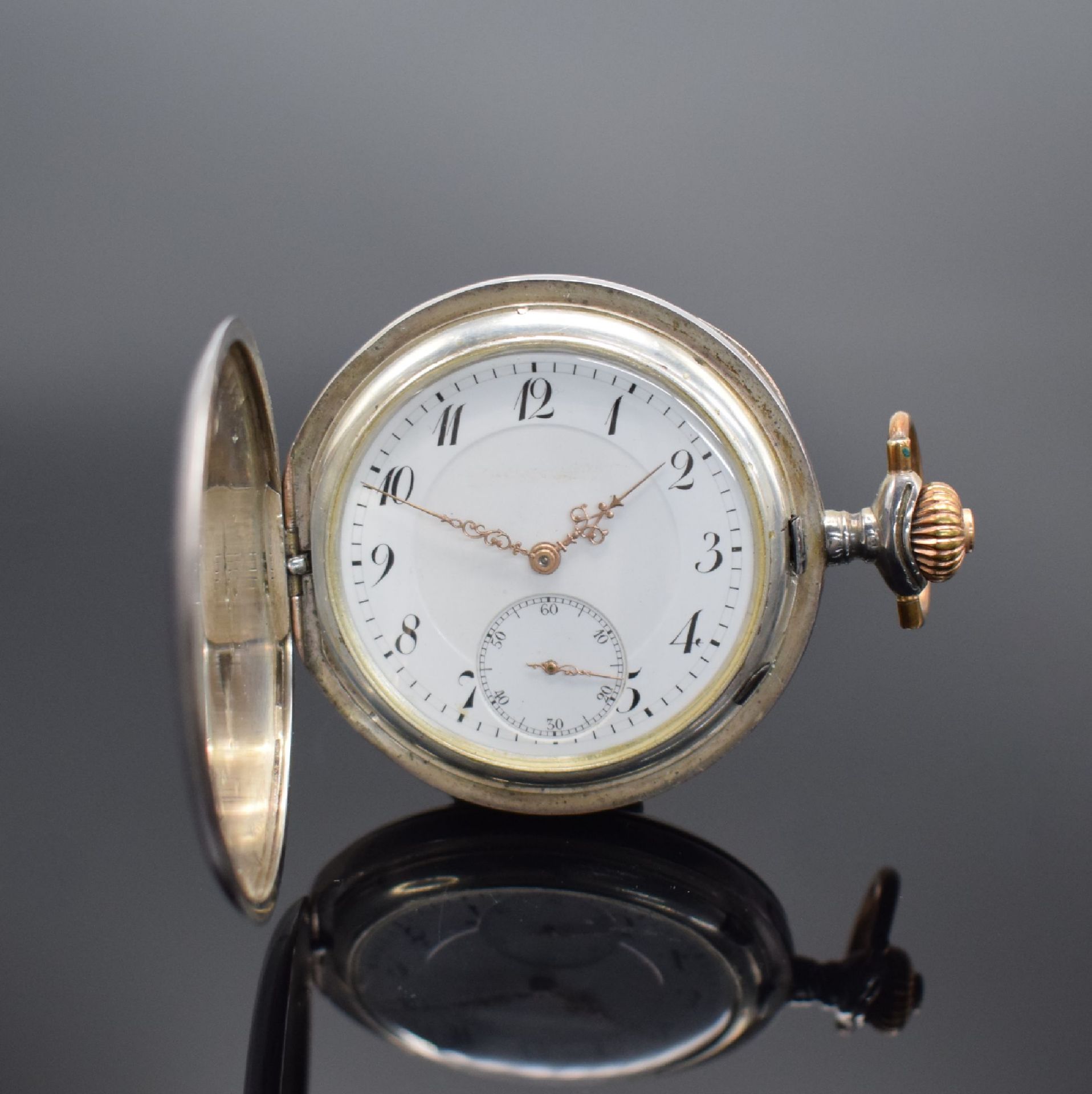 CHRONOMETRE ALPINA Savonette Herrentaschenuhr No. 112819