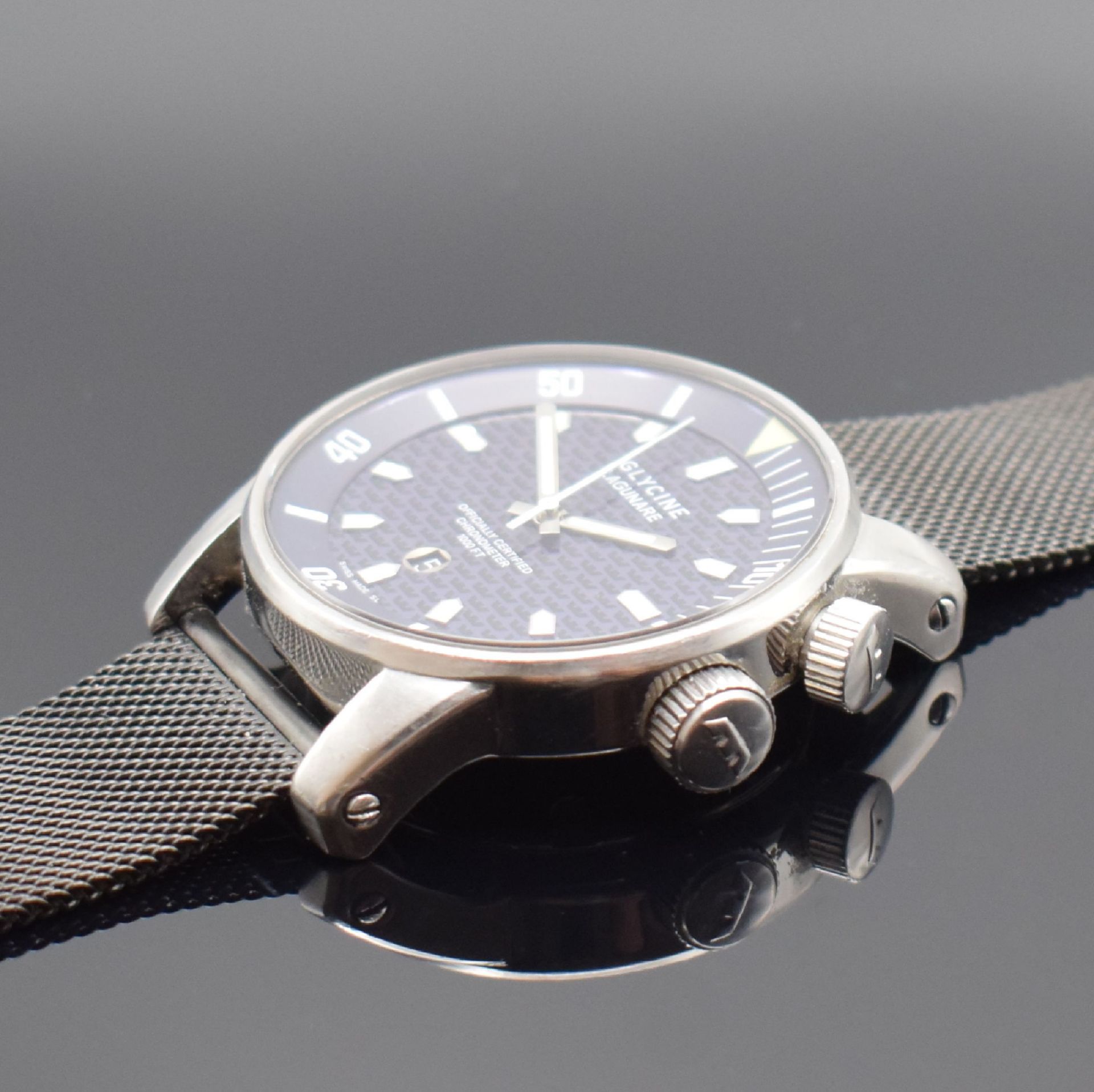 GLYCINE Herrenarmbanduhr Modell Lagunare LCC 1000 Referenz - Image 3 of 5