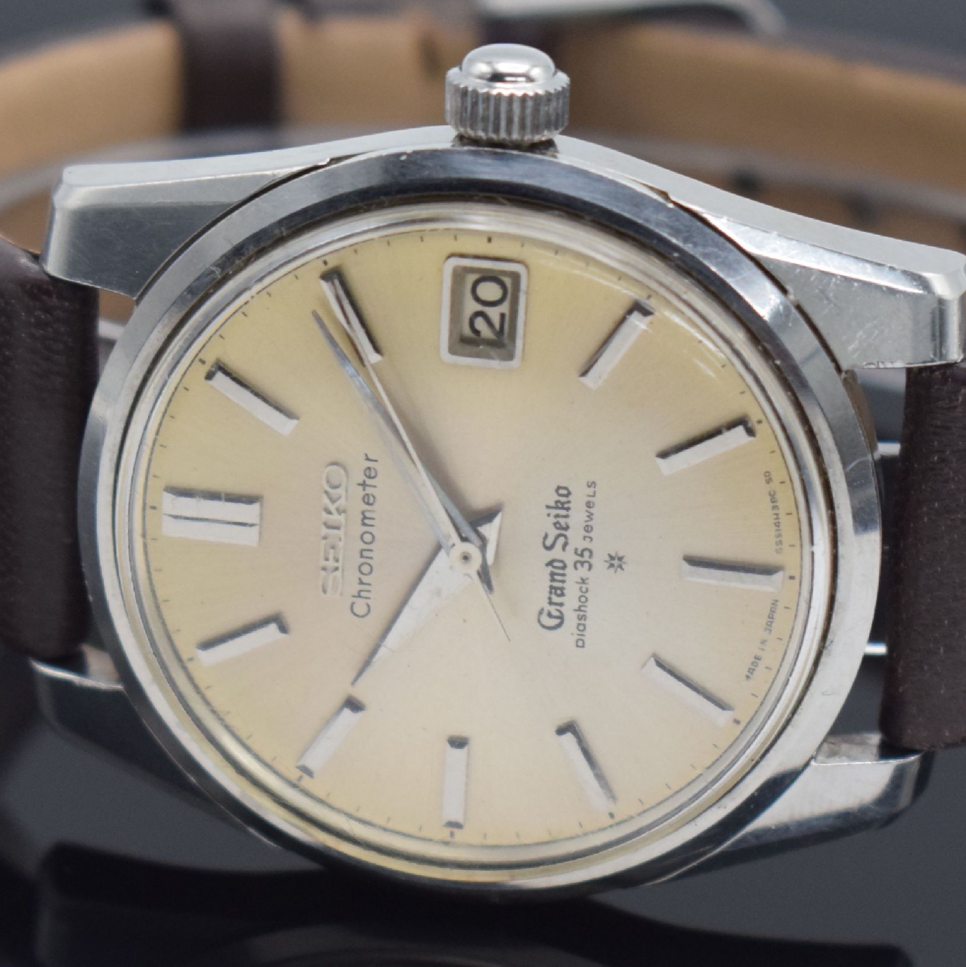 GRAND SEIKO Chronometer seltene große Herrenarmbanduhr - Image 3 of 9