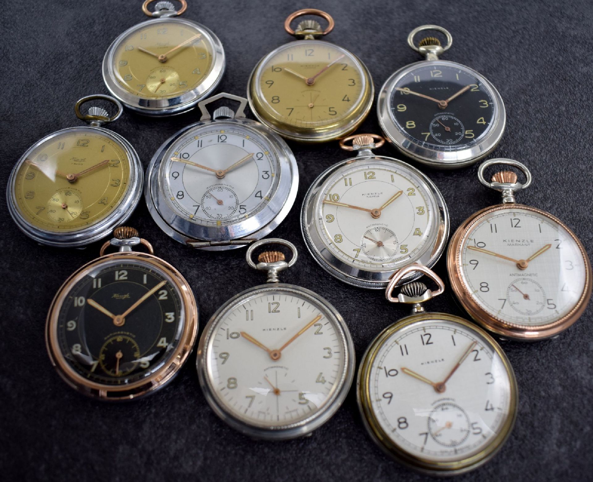 Konvolut: 10 Taschenuhren,  Deutschland 1960er Jahre, - Bild 2 aus 6