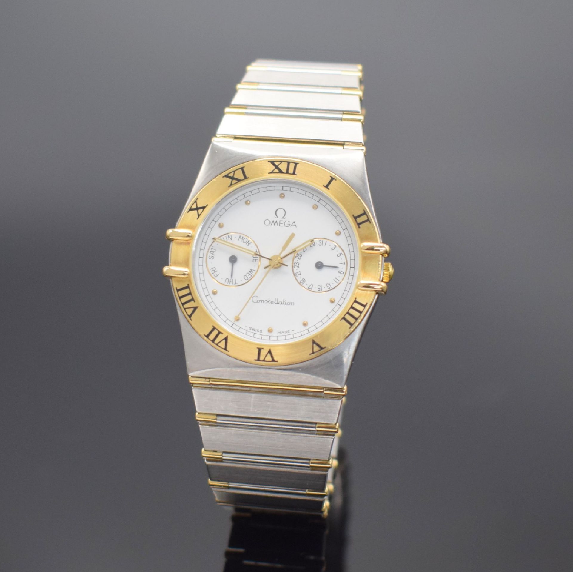 OMEGA Constellation Armbanduhr in Stahl/Gold Referenz