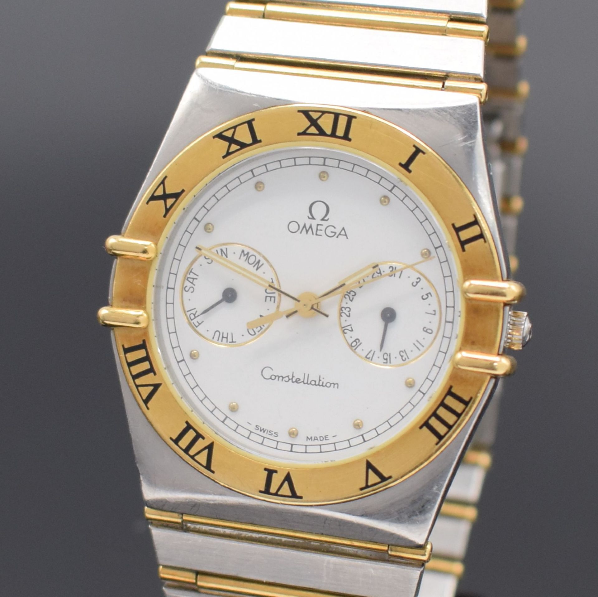 OMEGA Constellation Herrenarmbanduhr in Stahl/Gold, - Image 2 of 5