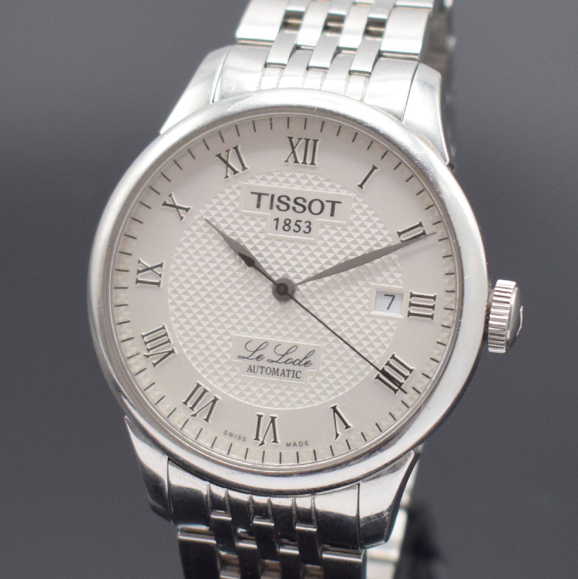 TISSOT Le Locle Herrenarmbanduhr in Stahl Referenz - Image 2 of 5