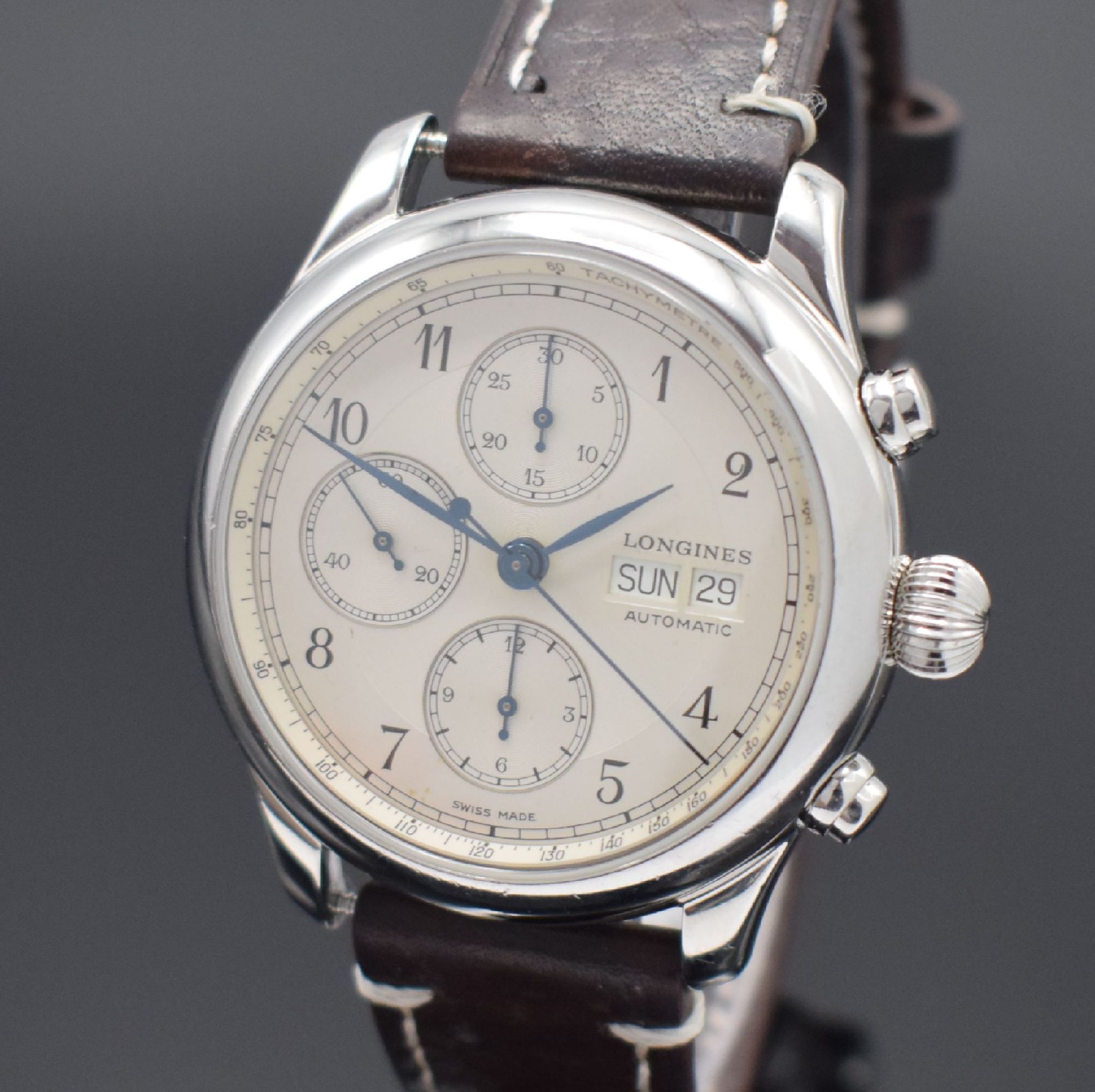 LONGINES Weems Swiss Air No.2 Herrenarmbanduhr mit - Bild 2 aus 6