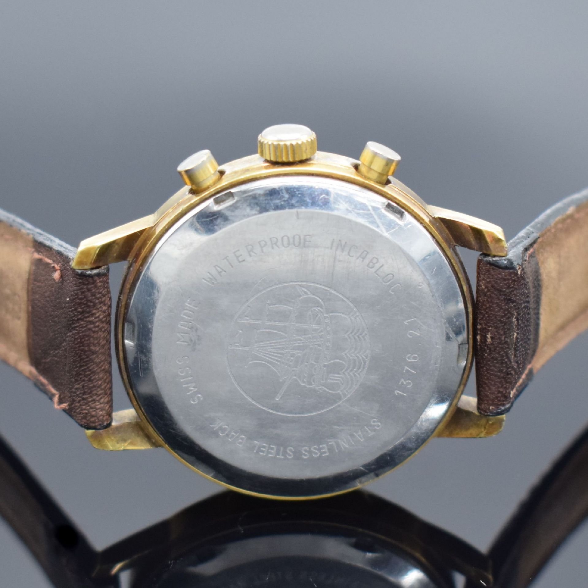 ROAL Geneve Herrenchronograph mit Kaliber Valjoux 7733, - Bild 5 aus 7