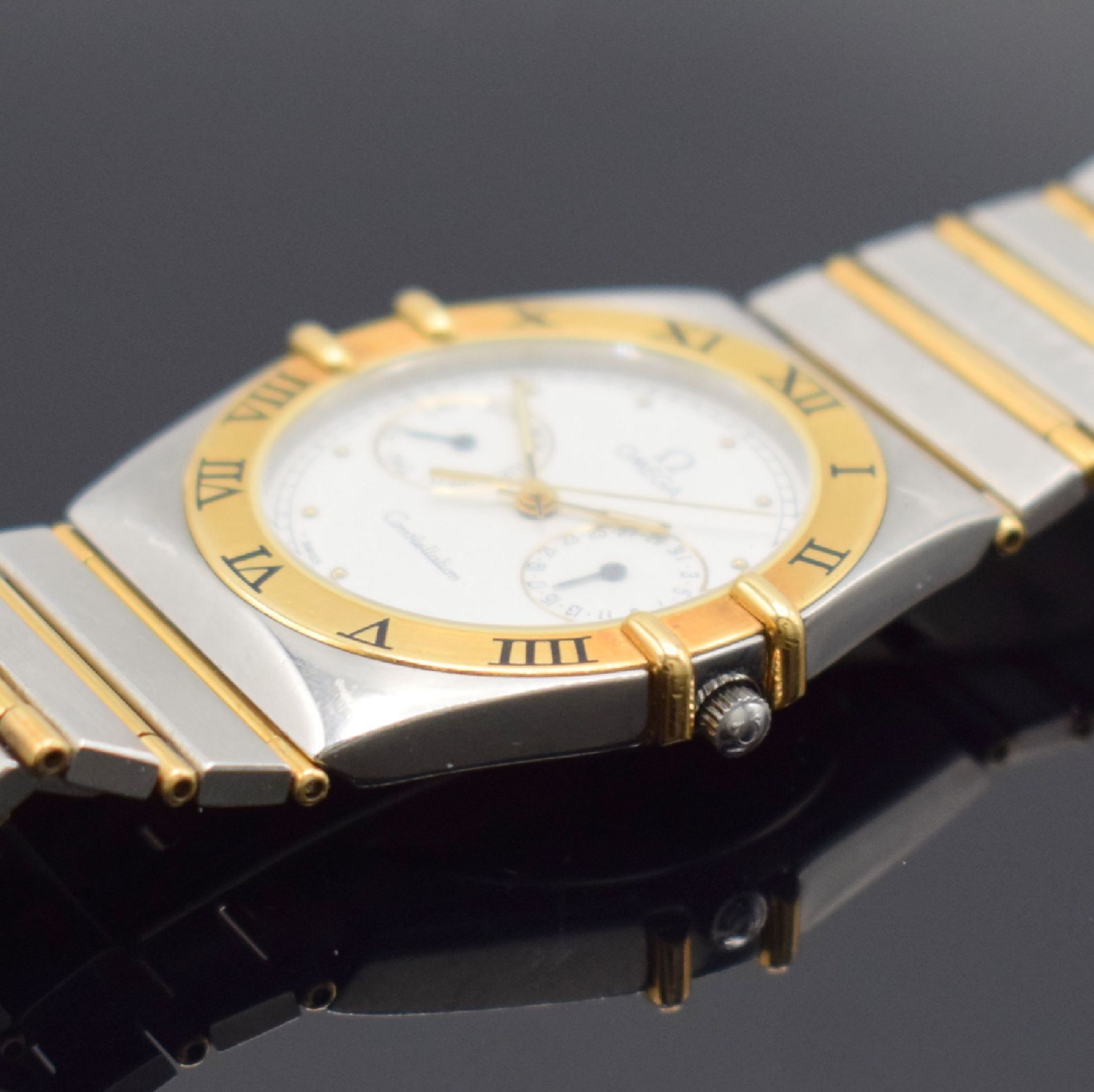 OMEGA Constellation Herrenarmbanduhr in Stahl/Gold, - Image 4 of 5