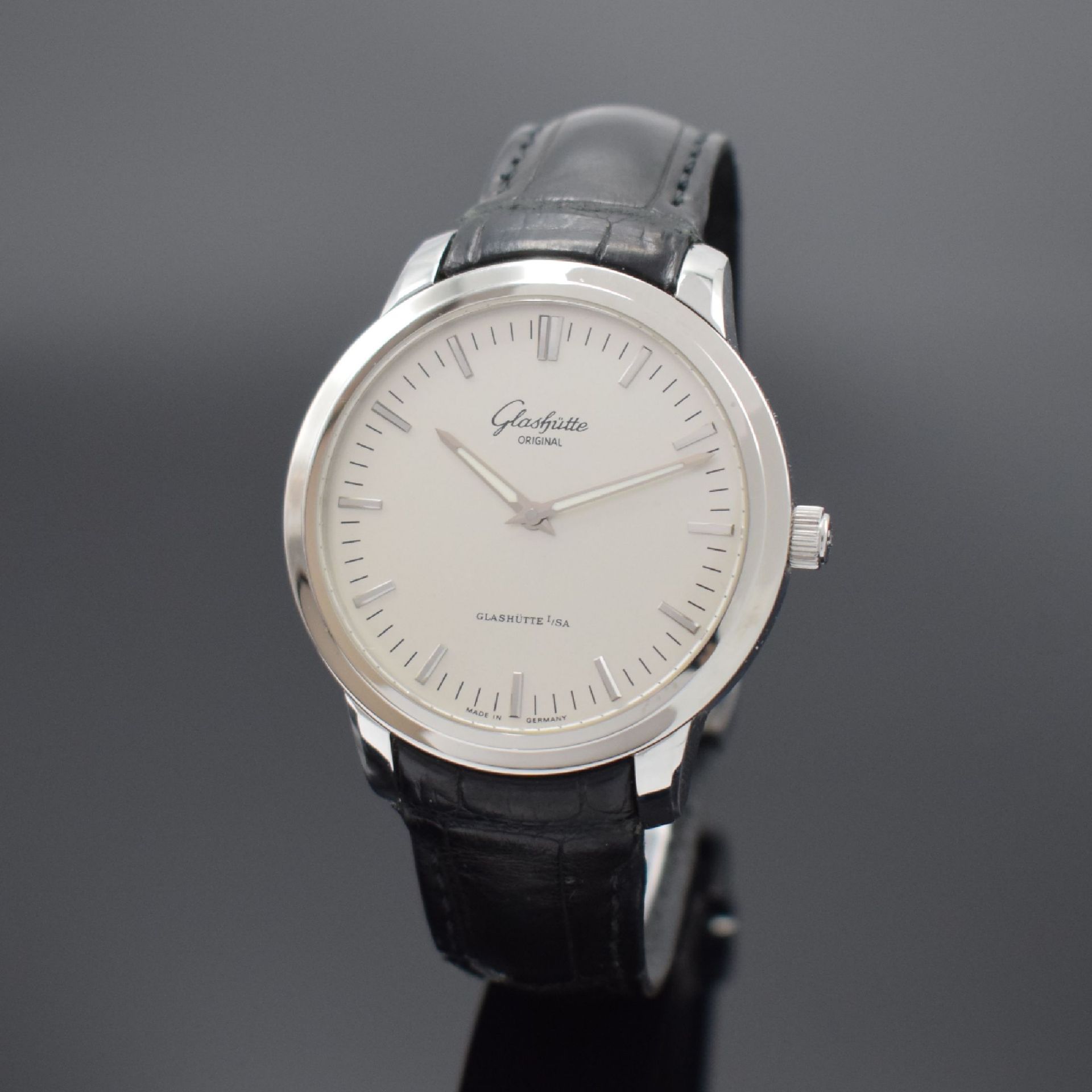 GLASHÜTTE ORIGINAL Herrenarmbanduhr Senator Referenz