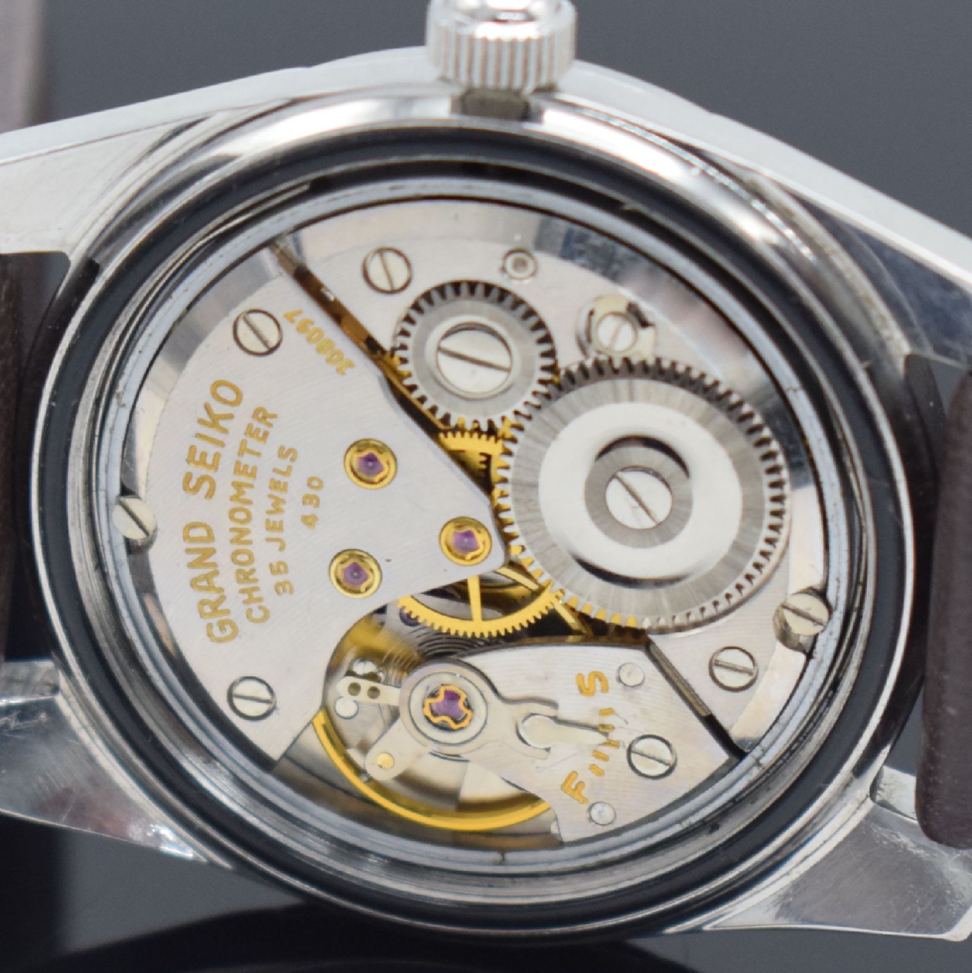 GRAND SEIKO Chronometer seltene große Herrenarmbanduhr - Image 7 of 9