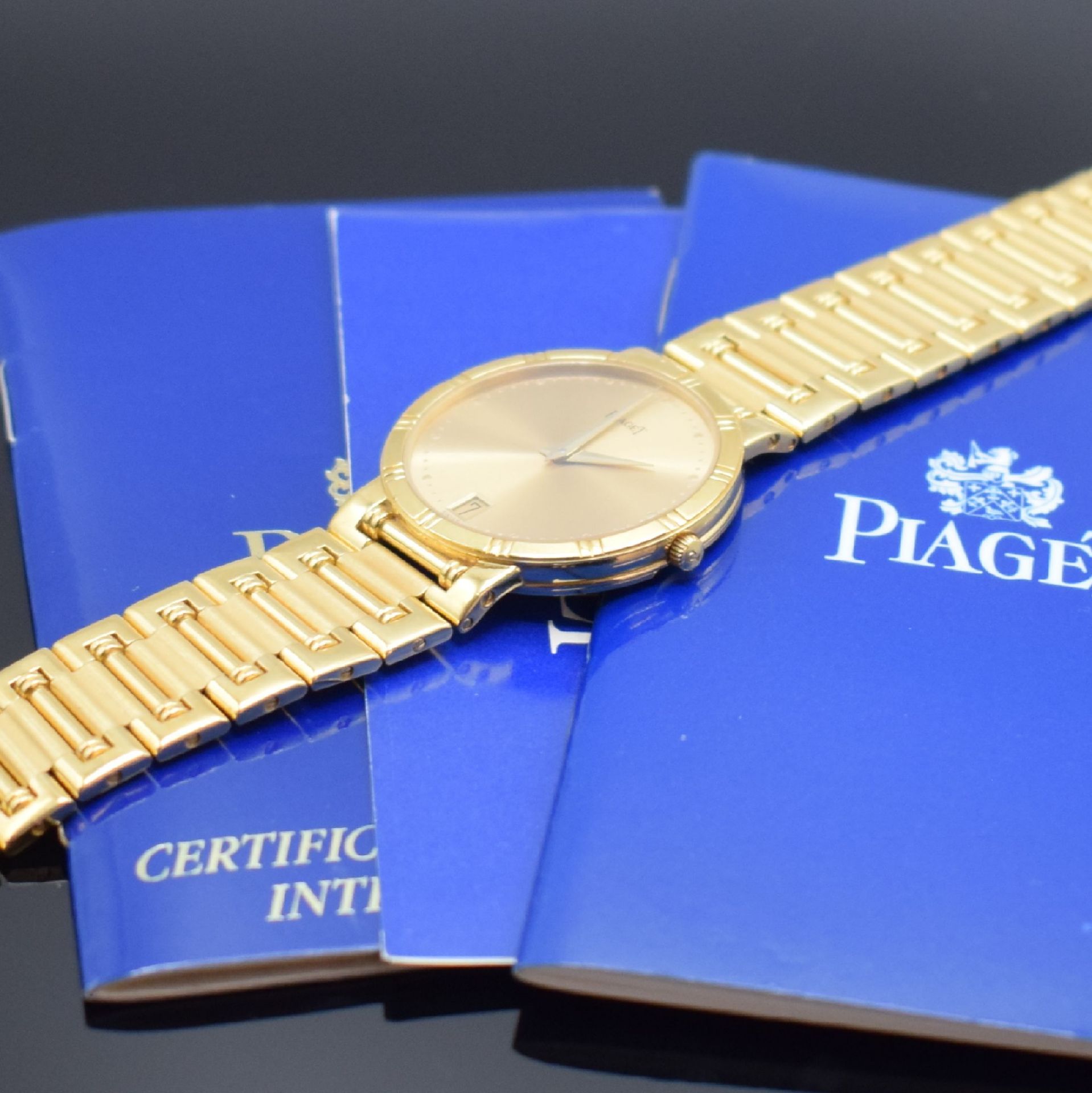 PIAGET Dancer Herrenarmbanduhr in GG 750/000 Referenz - Bild 6 aus 6