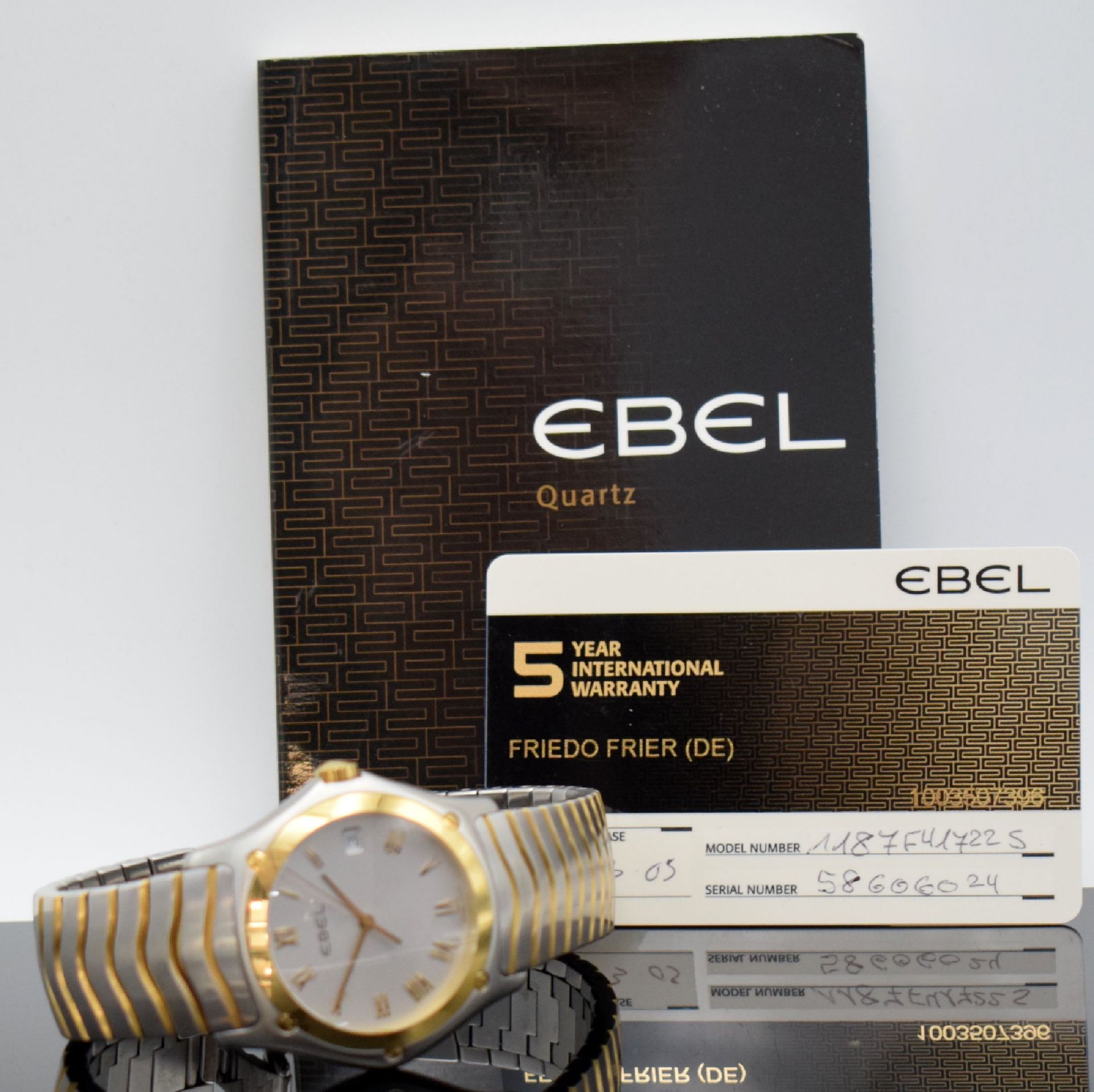 EBEL Classic Wave Herrenarmbanduhr Referenz 1187F41, - Bild 7 aus 7