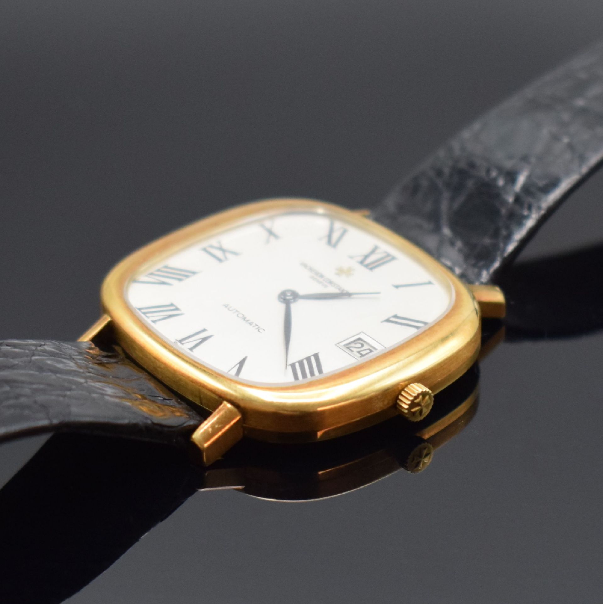 VACHERON & CONSTANTIN große, elegante Herrenarmbanduhr in - Bild 3 aus 9