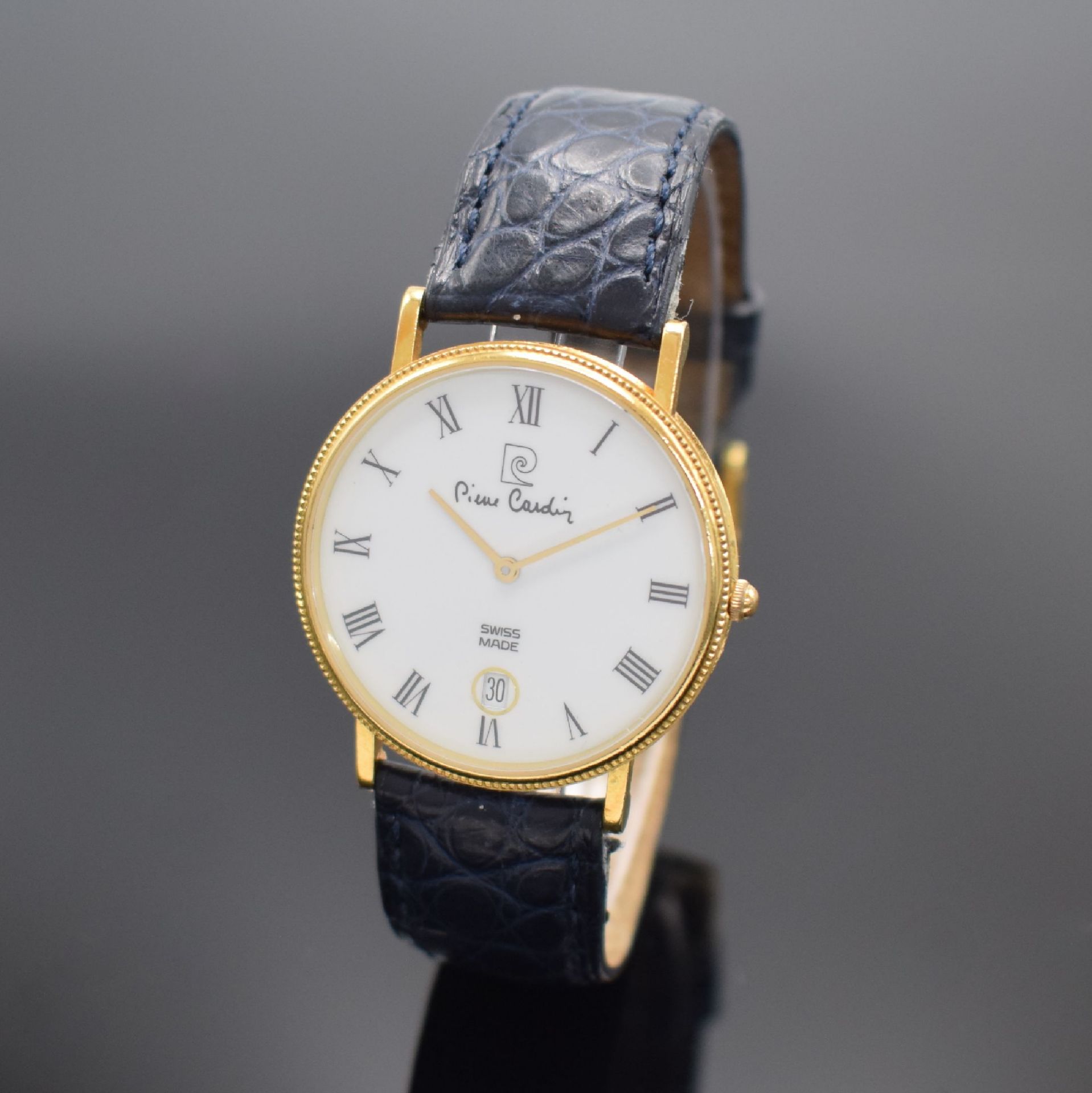 PIERRE CARDIN Armbanduhr in GG 750/000, Schweiz verk. lt.