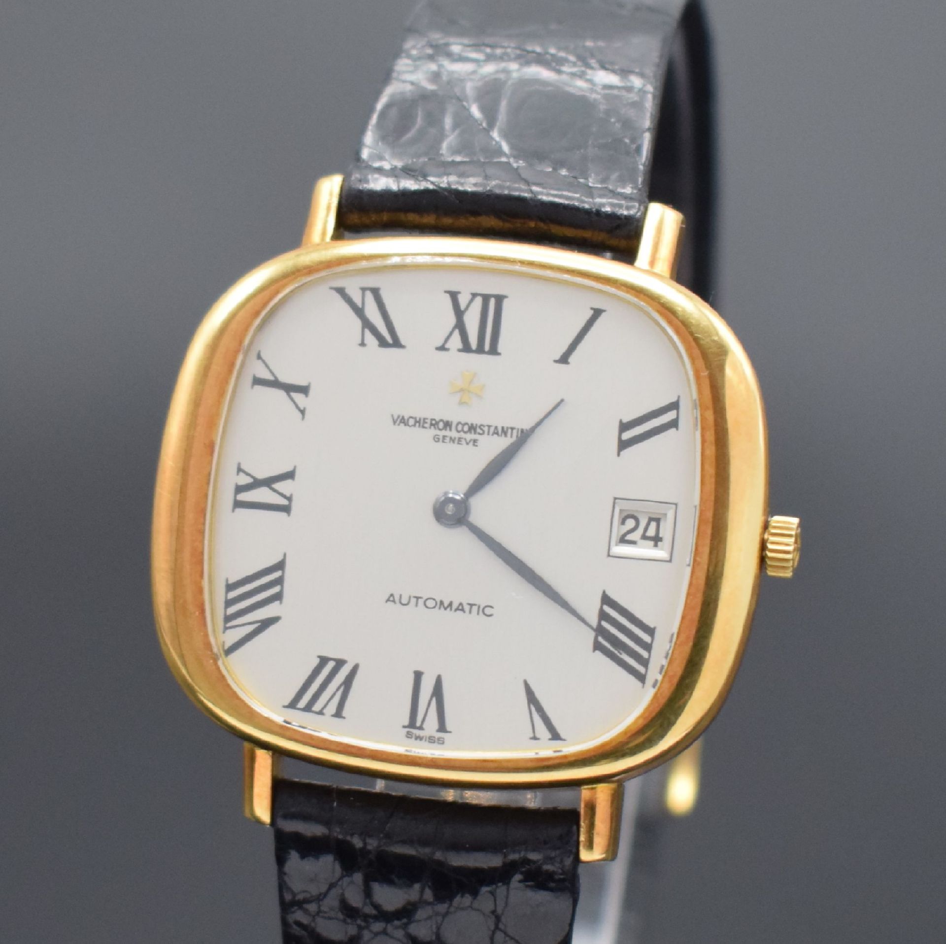 VACHERON & CONSTANTIN große, elegante Herrenarmbanduhr in - Bild 2 aus 9