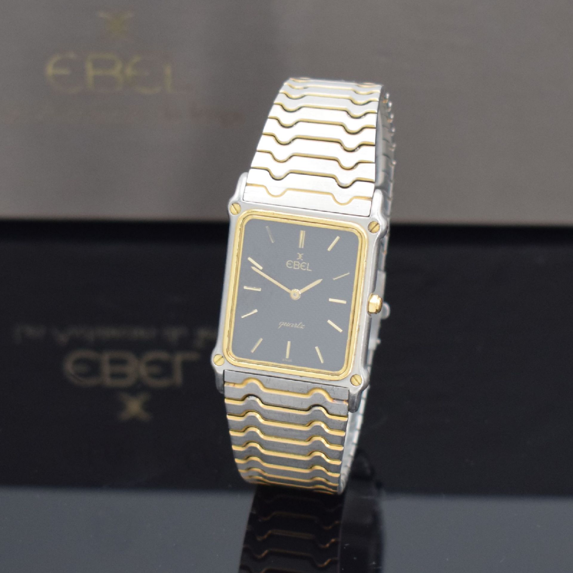 EBEL Armbanduhr in Edelstahl & Gold,  Schweiz um 1984, - Bild 2 aus 5