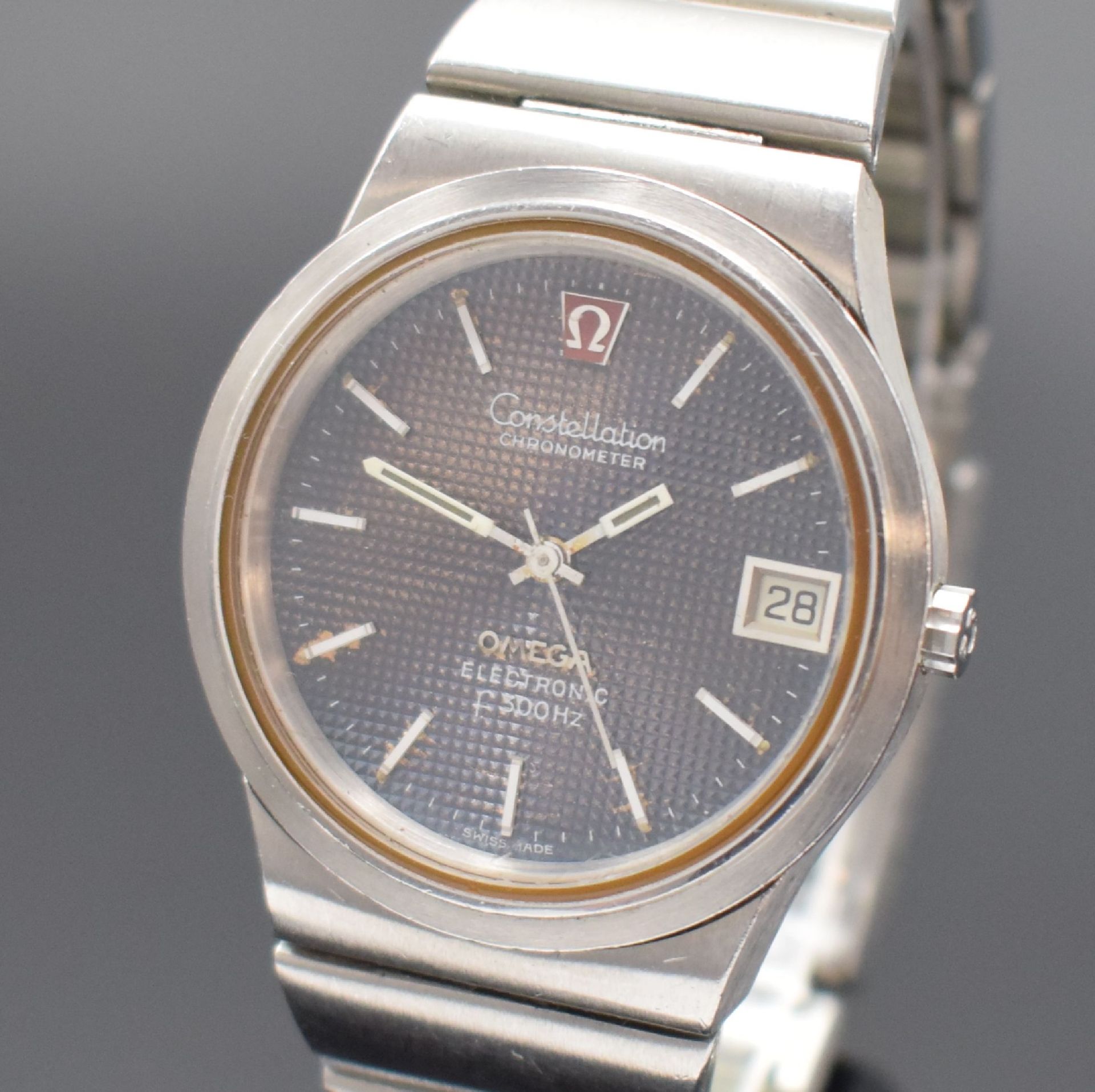 OMEGA Electronic f300Hz Herrenarmbanduhr, Schweiz um - Image 2 of 5