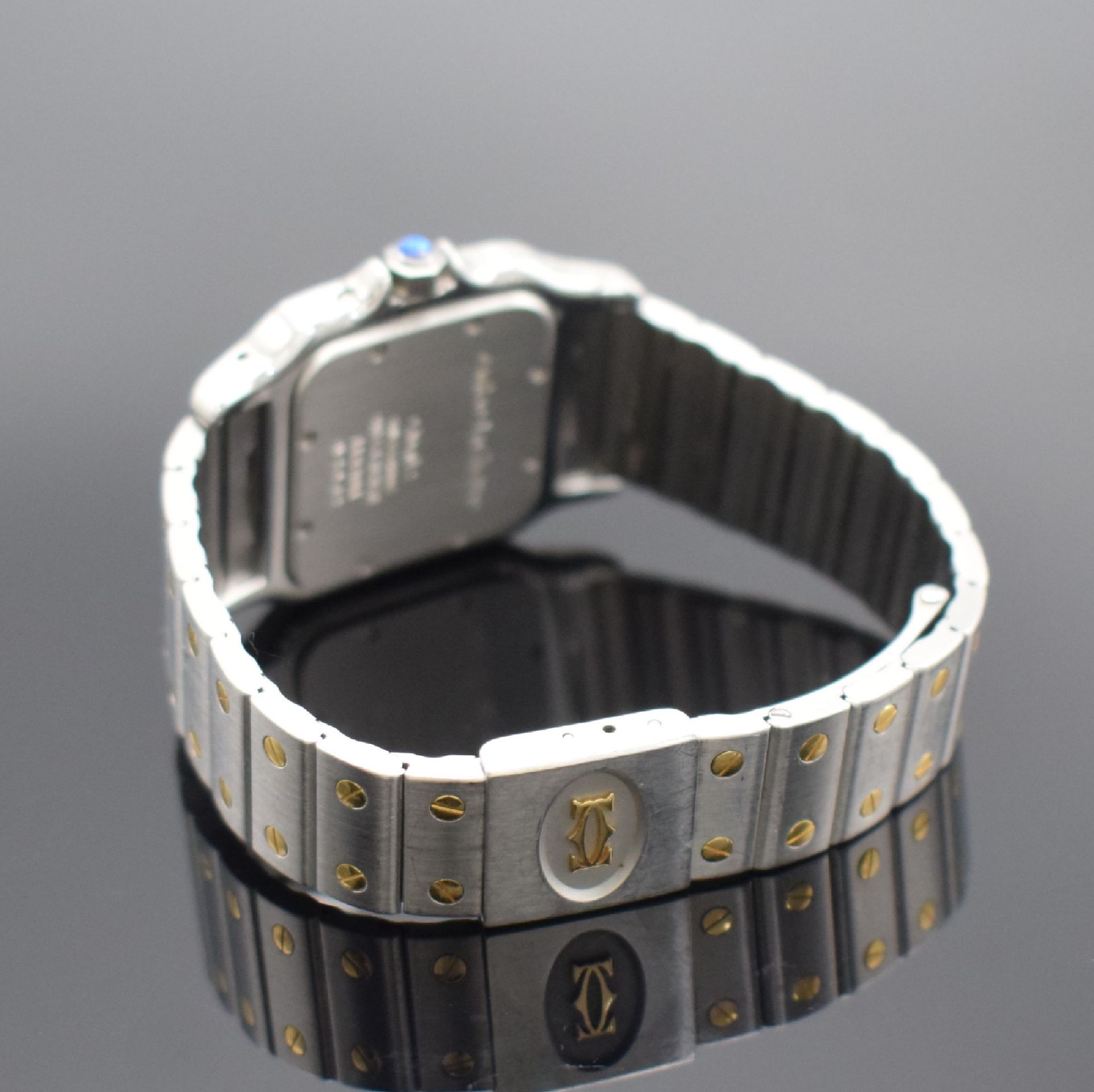 CARTIER Santos Herrenarmbanduhr in Stahl/Gold mit - Image 3 of 5