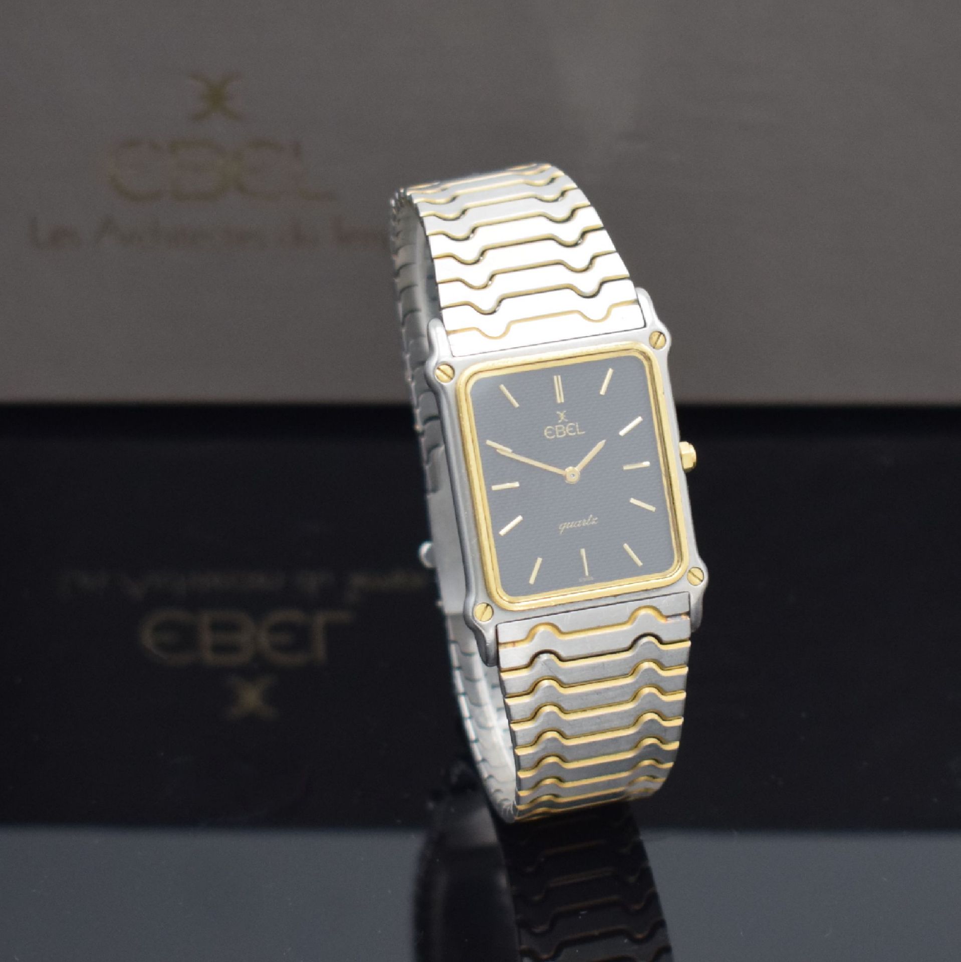 EBEL Armbanduhr in Edelstahl & Gold,  Schweiz um 1984, - Bild 3 aus 5